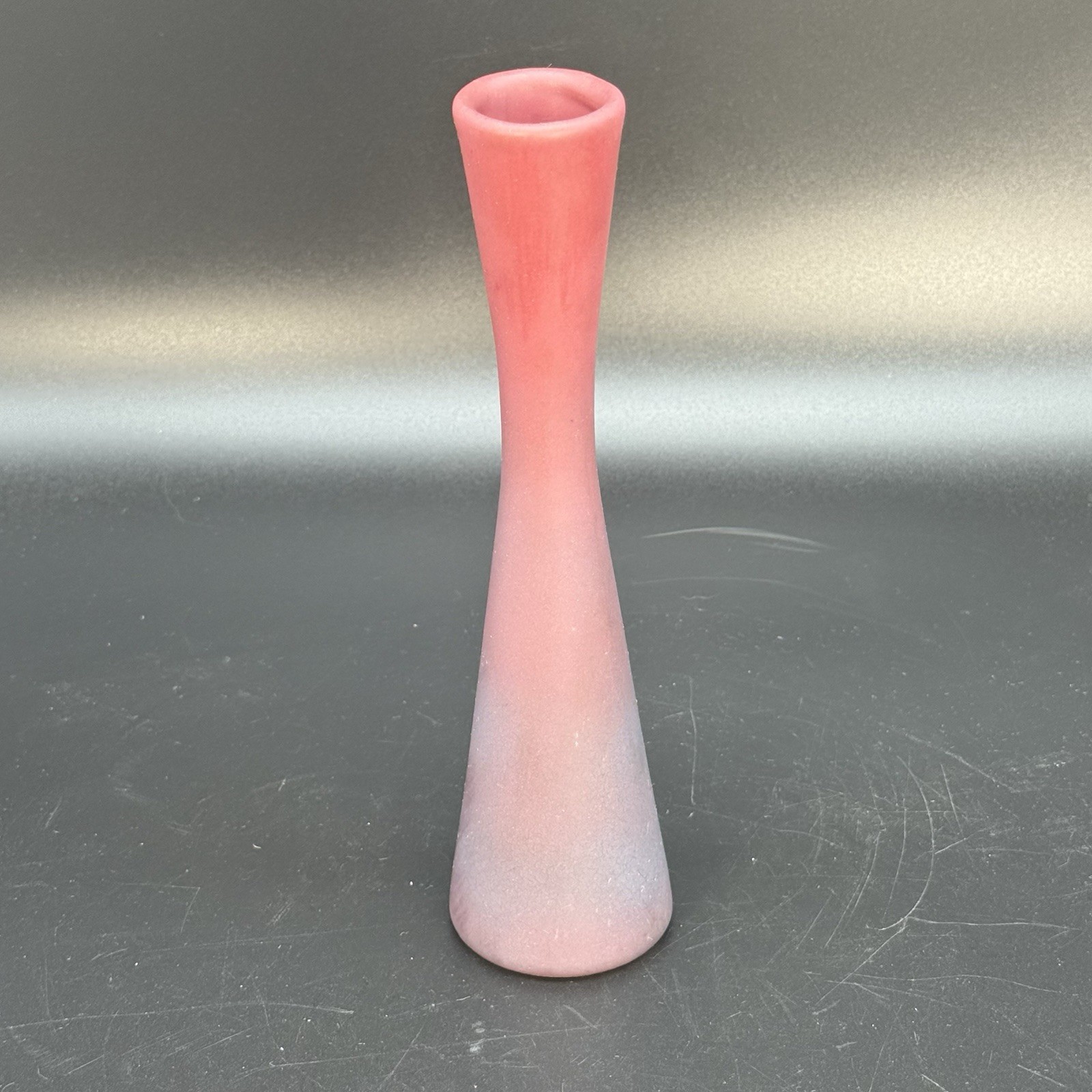 Van Briggle Art Deco Vase Mulberry with Blue Dusting Colorado Springs 9”