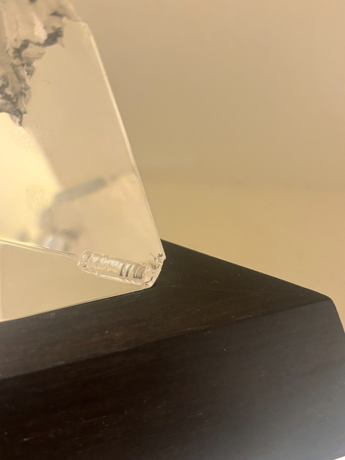 Steuben crystal castle of dreams art glass sculpture, As is