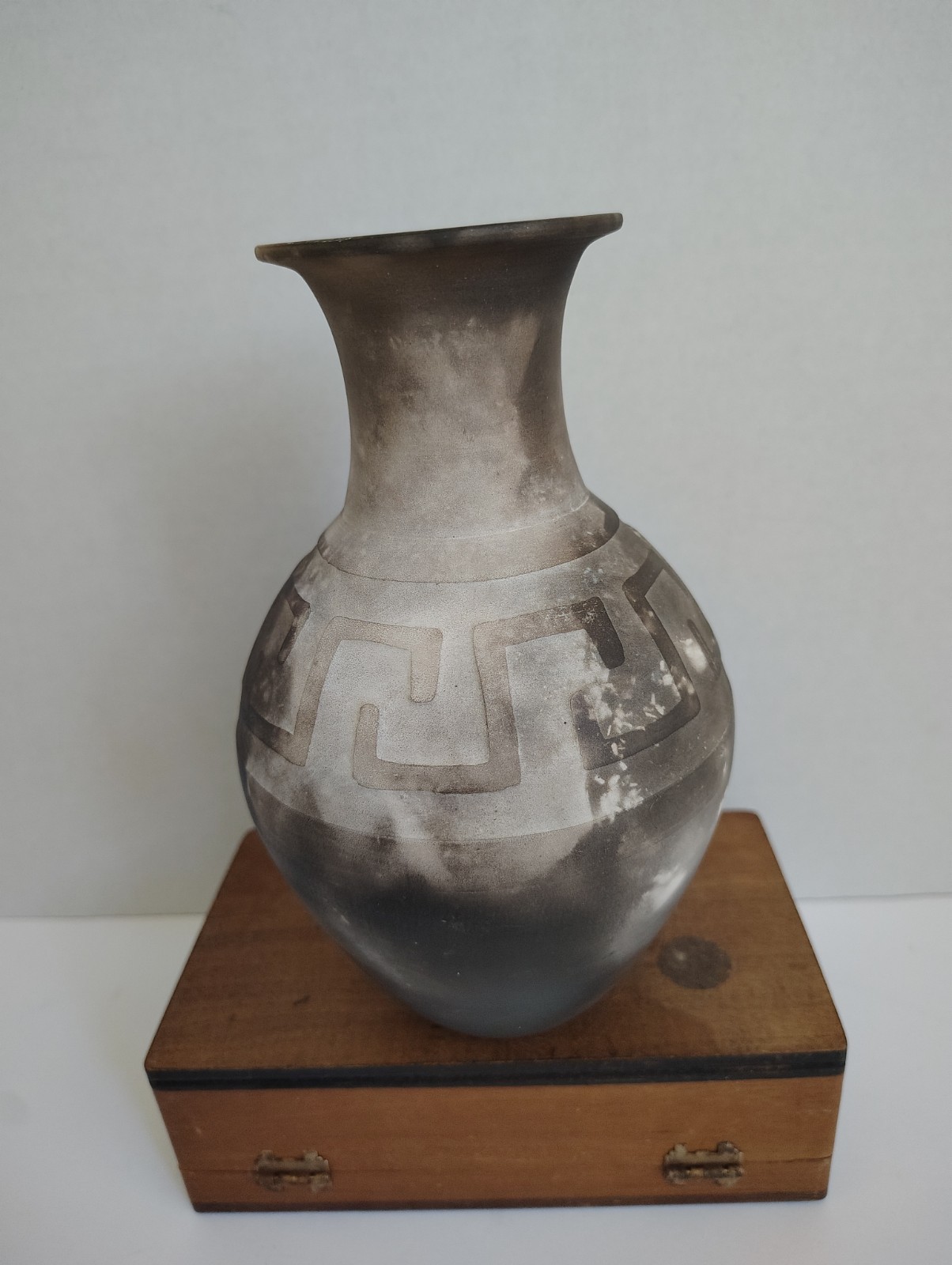 Lyse Fleury Smoke Fired Vase – 7″ Tall – Made in Canada