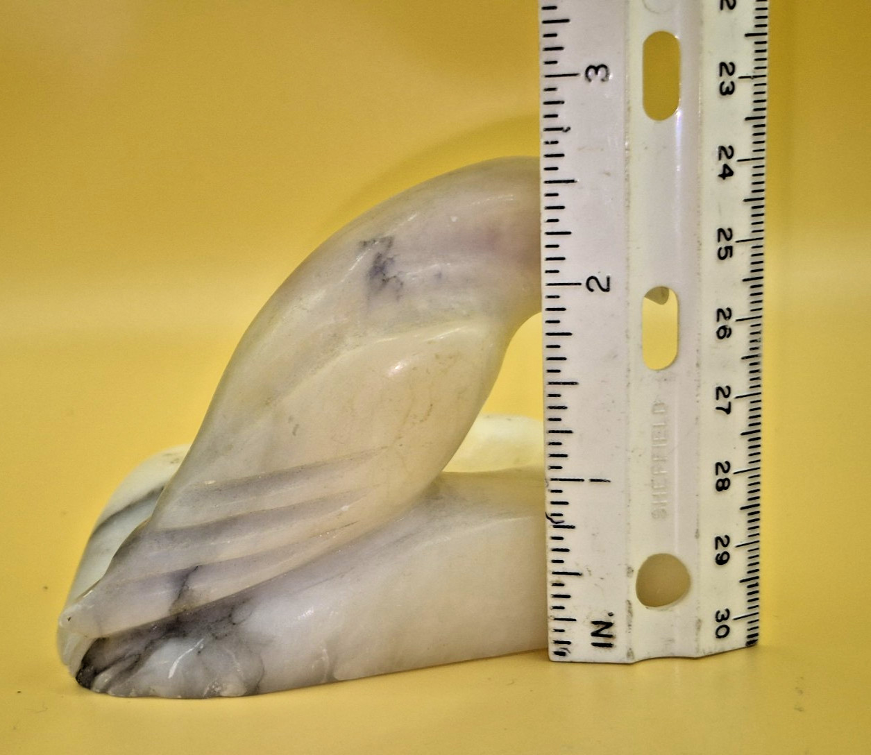 VTG Alabaster stone BIRD trinket dish ash tray made in Italy era 1960’s