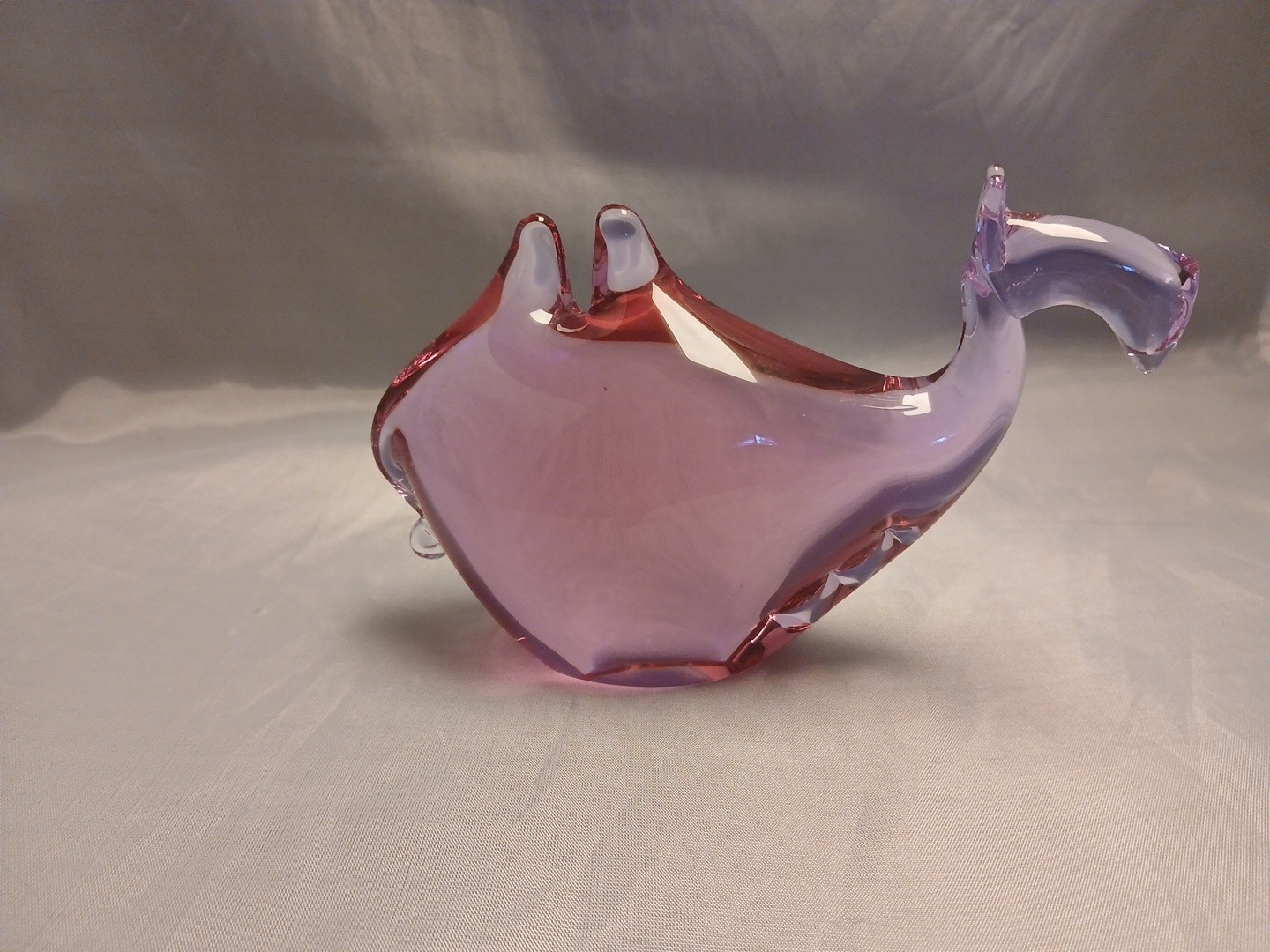 Camel Hand Crafted Figurine Glass Czech Republic Miloslav Janků Paperweight