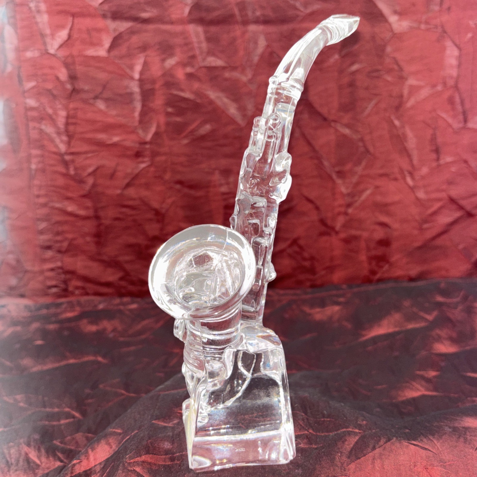 Princess House Concert Collection 24% Crystal Cello Trumpet Saxophone France EUC