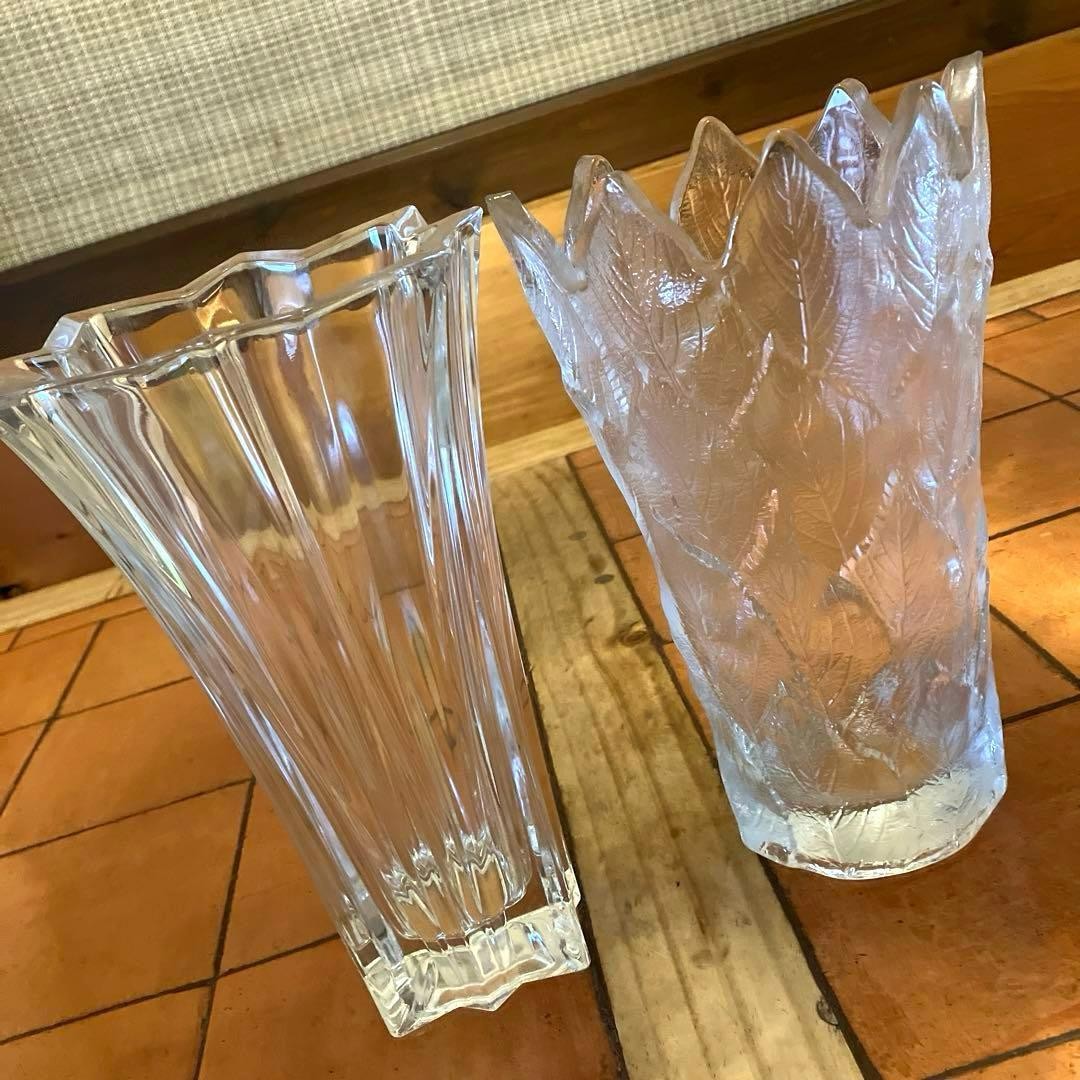 TOYO-SASAKI GLASS Vase 26cm/10.23″ set of 2 TOYO-SASAKI GLASS TOYO-SASAKI GLASS