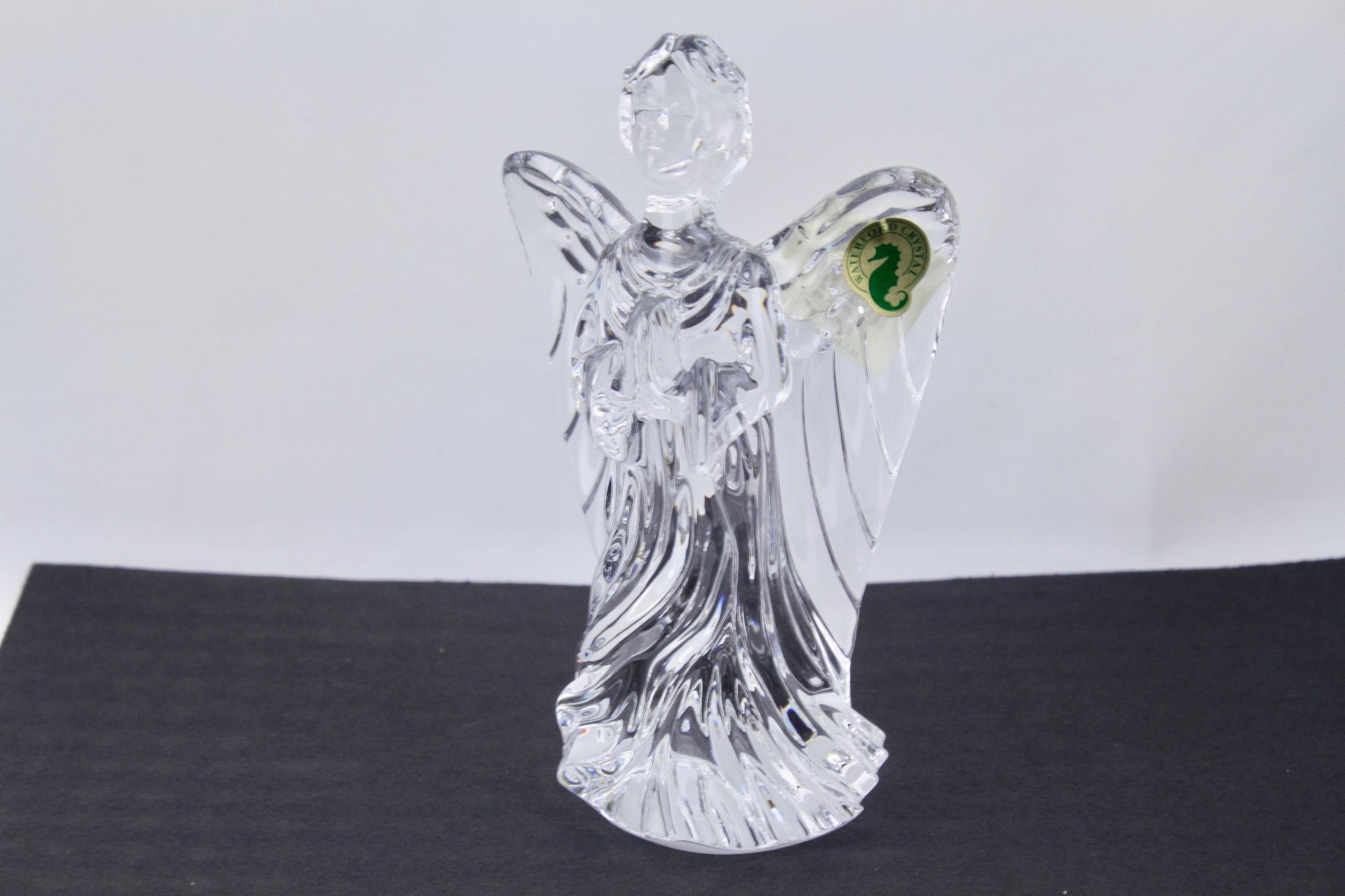 RARE WATERFORD CRYSTAL GUARDIAN ANGEL FIGURINE – NEW