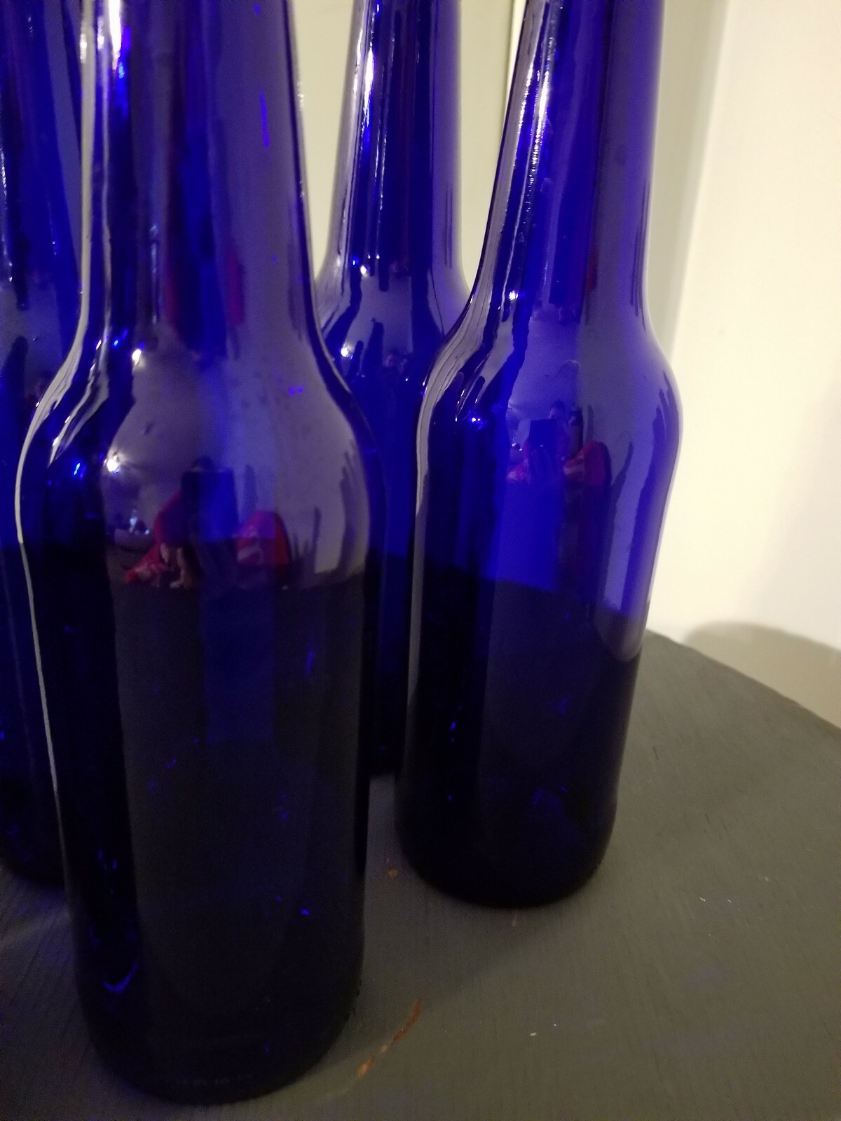 Cobalt Blue Glass Bottles for Brewing, Flower Vases, Crafting, Projects Crush 👍
