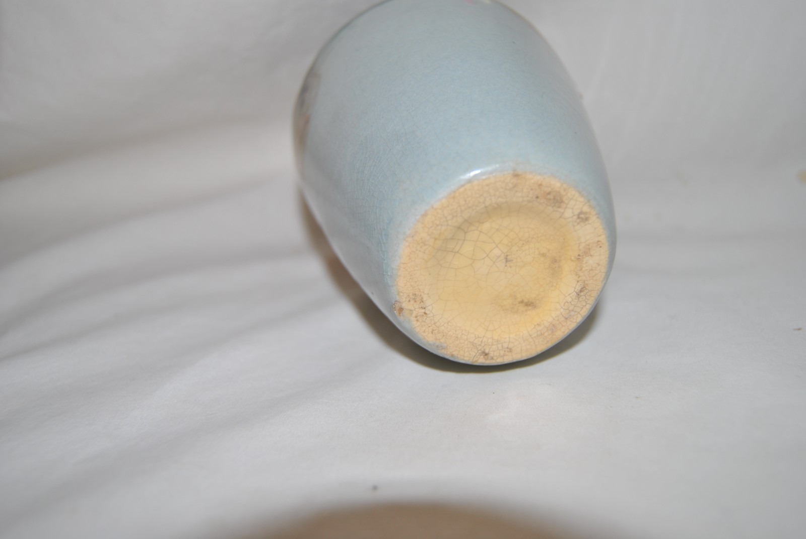 Weller Etna Vase With Hand Painted Flowers Multicolored