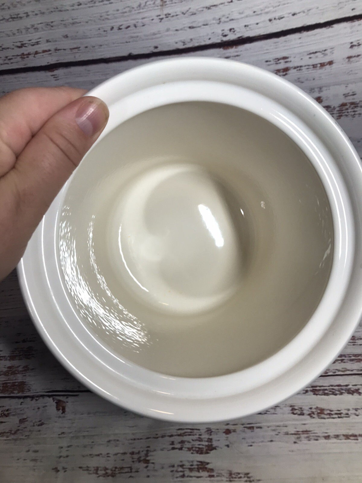 Pfaltzgraff USA Wyndham 2 QT Canister Discontinued Flowers VTG Country CRACK Lid