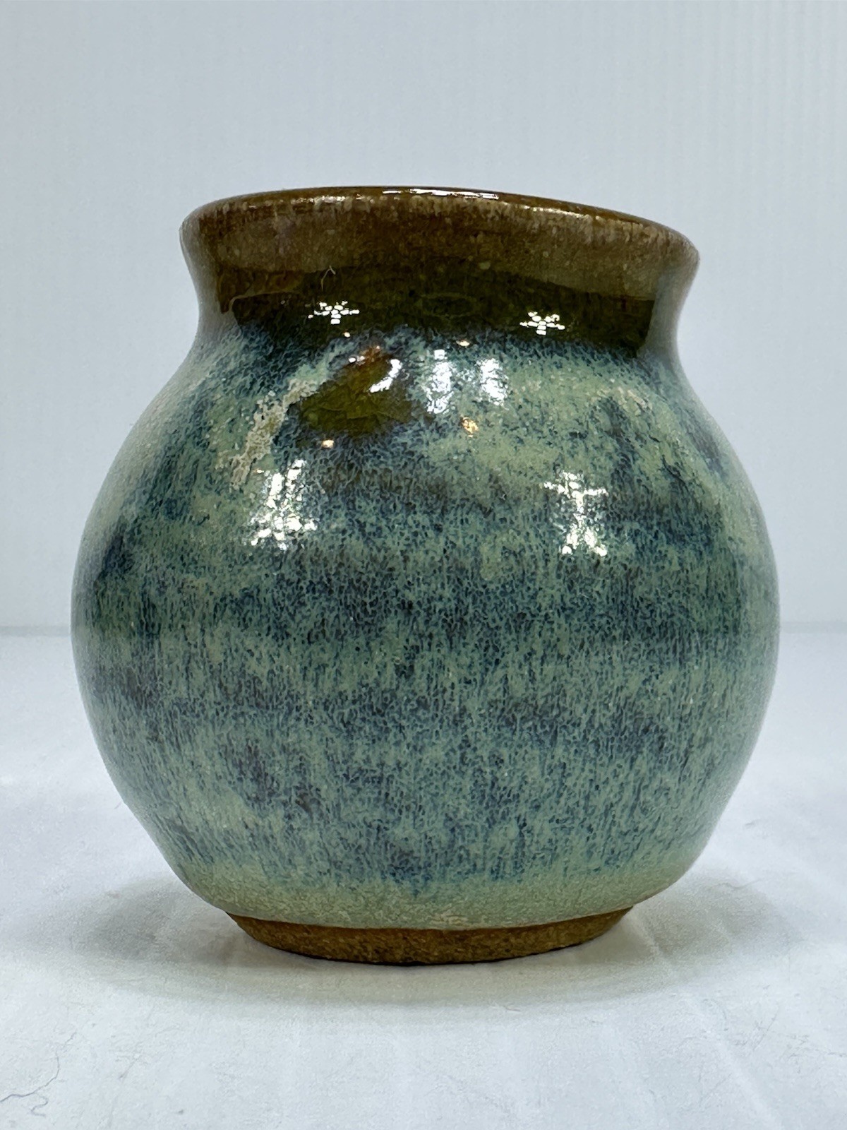 Studio Art Pottery Mini Vase Handmade Hand Thrown