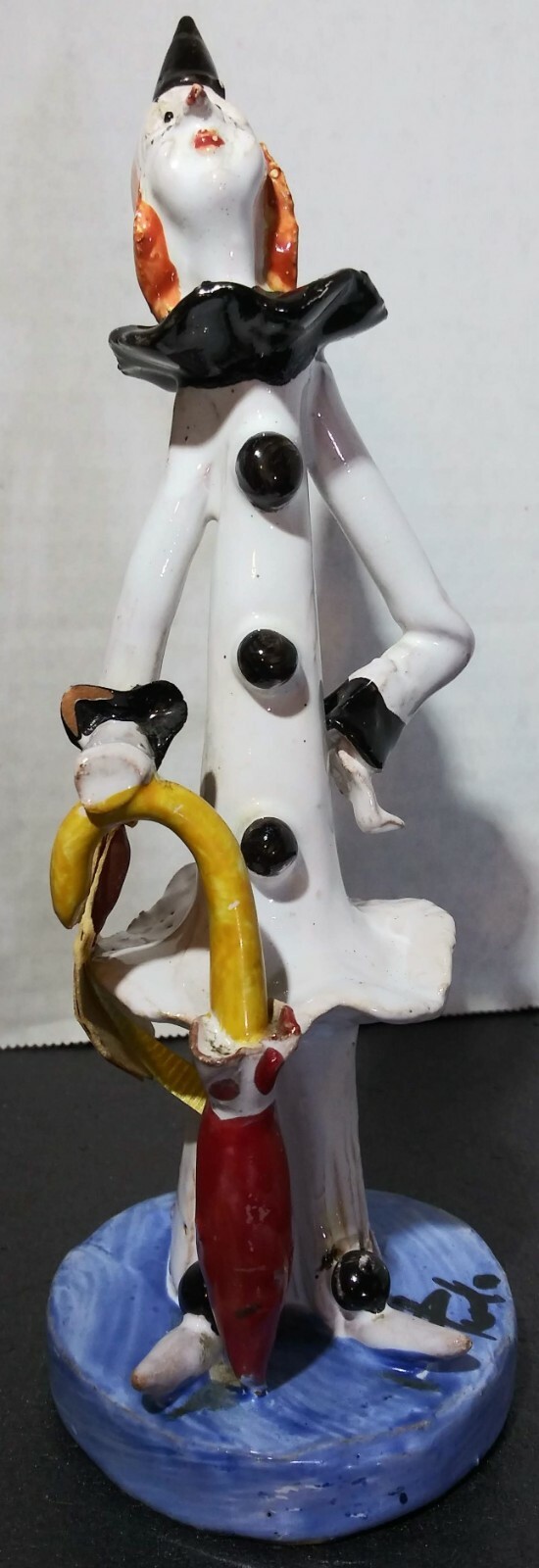 TP Ceramiche Poli Cesare Pottery Clown Figurine Italy