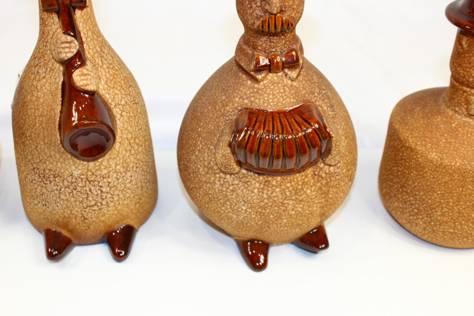 5 Royal Haeger Pottery Toe Tapper Vase Whimsical Musicians 8.25″ – 12″ tall