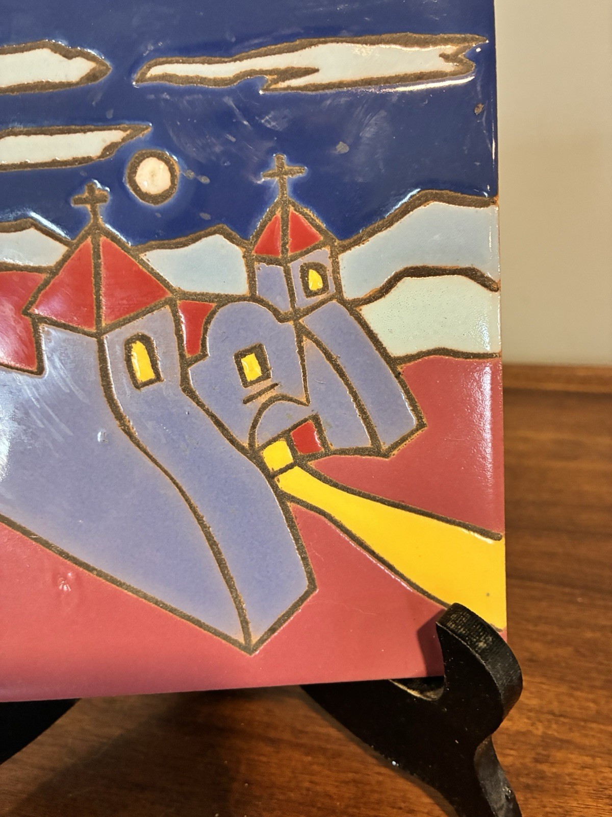 MAG MOR Studios Church Tile Christine Fitzgerald Trivet Coaster Wall Art USA
