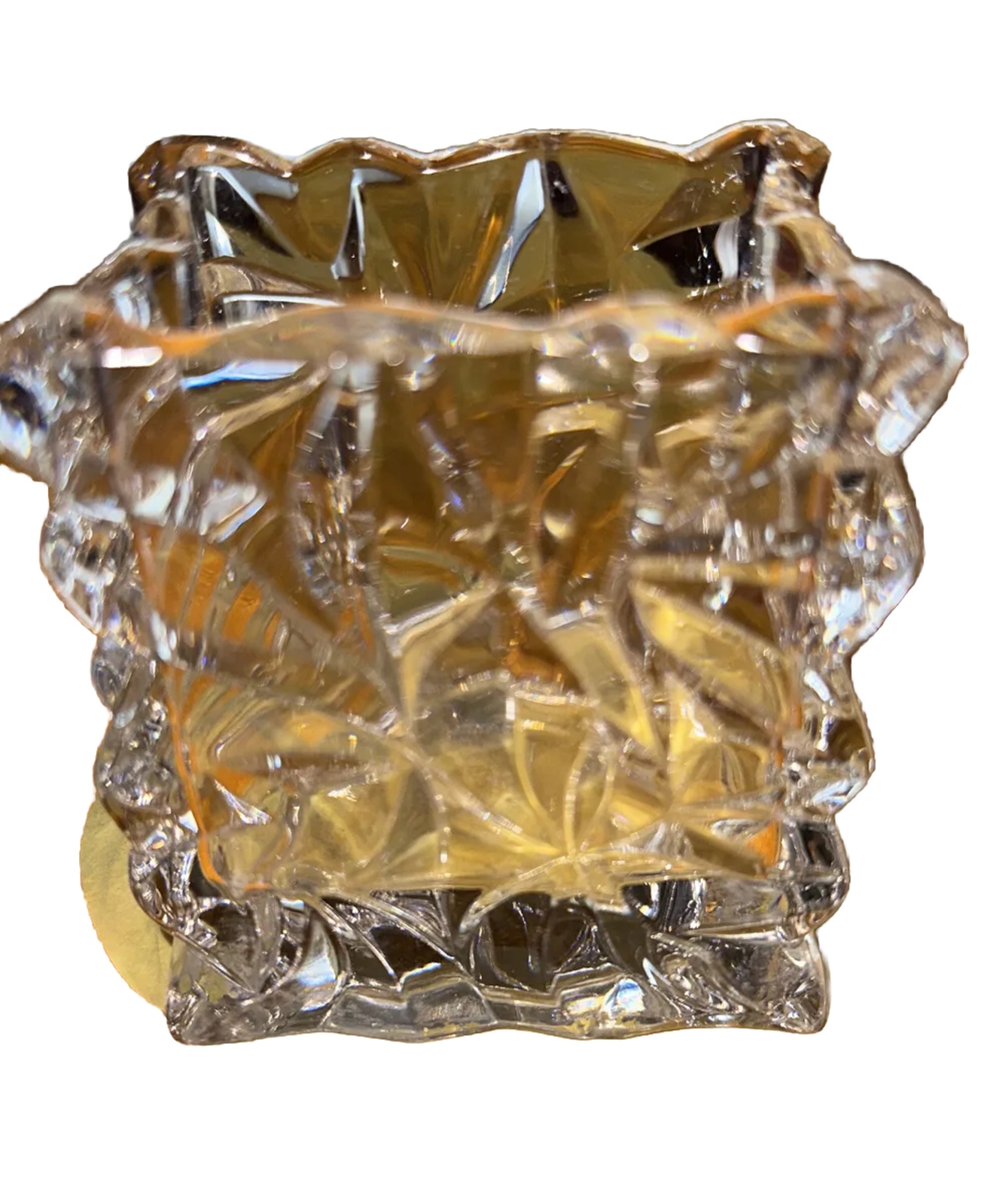 Rosenthal Studio Line German Crystal Small Bag Vase -3 1/2 “ H X 3” Wide gift
