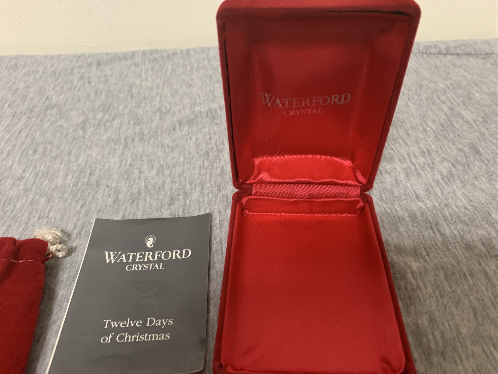 VTG 1991 Waterford Crystal Ornament 12 Days of Christmas – Eight Maids Milking