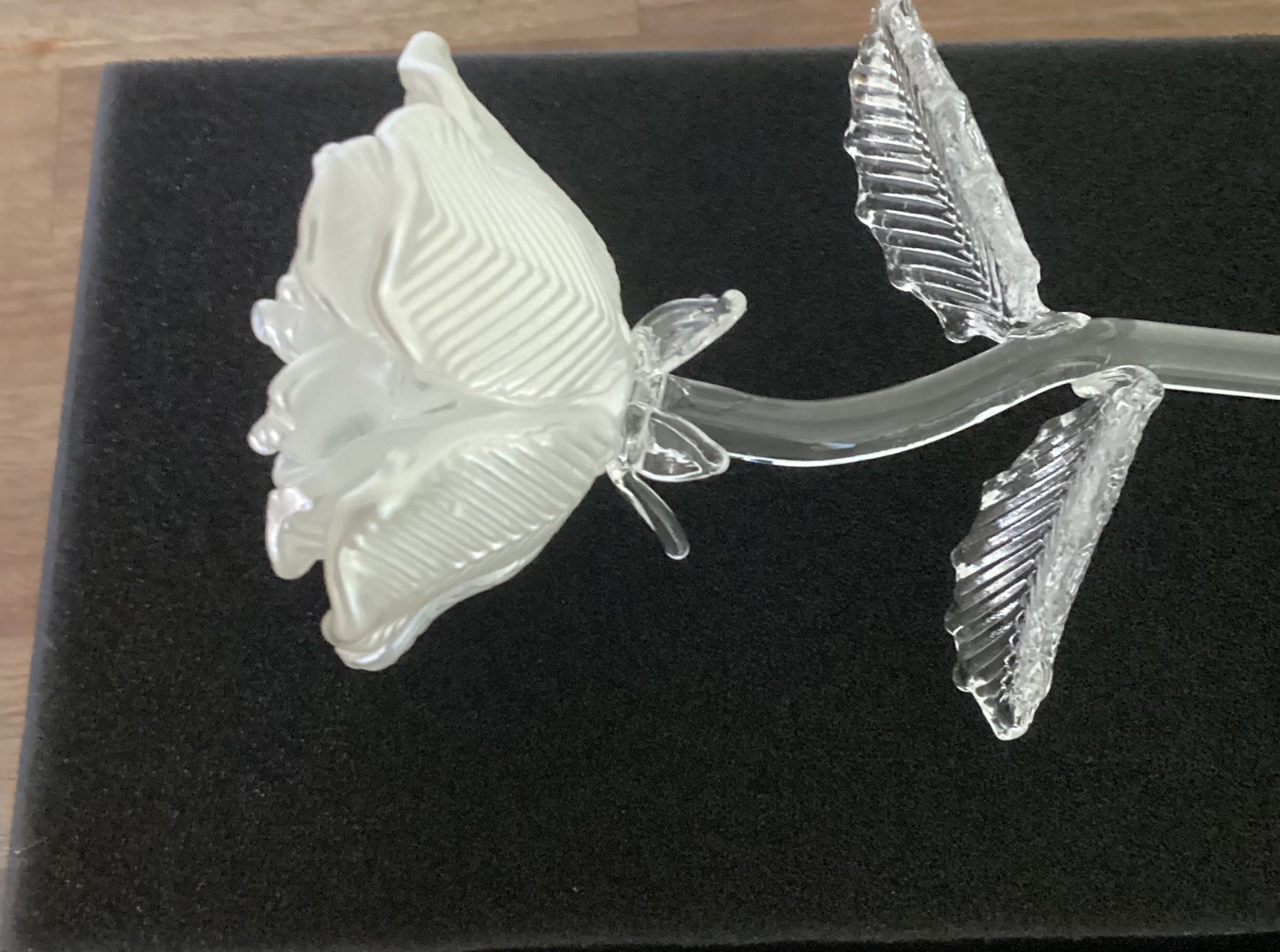 Waterford Crystal FLEUROLOGY Rose 7 1/2″ mint in Box # 1054999