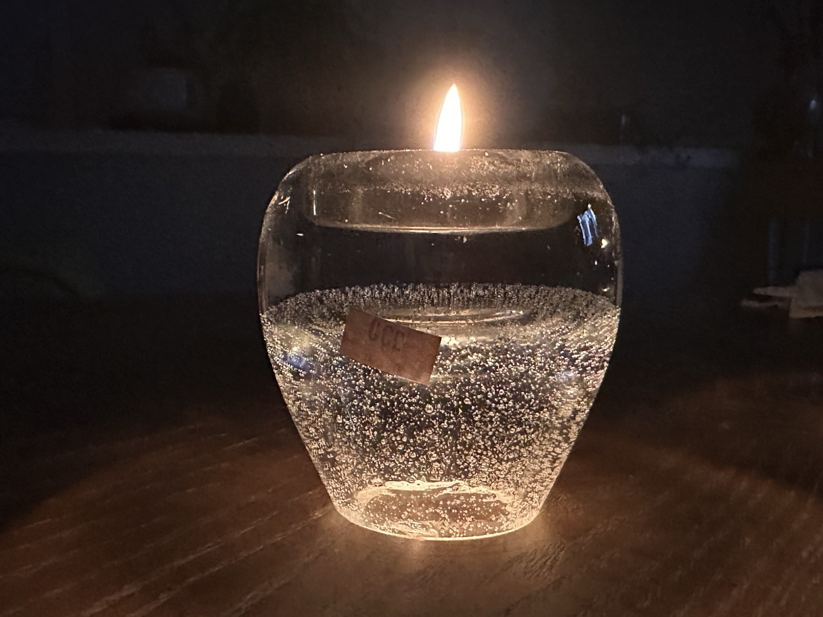 Royal Limited Crystal Controlled Bubble Votive Candle Holder 3.25” X 3″ Poland