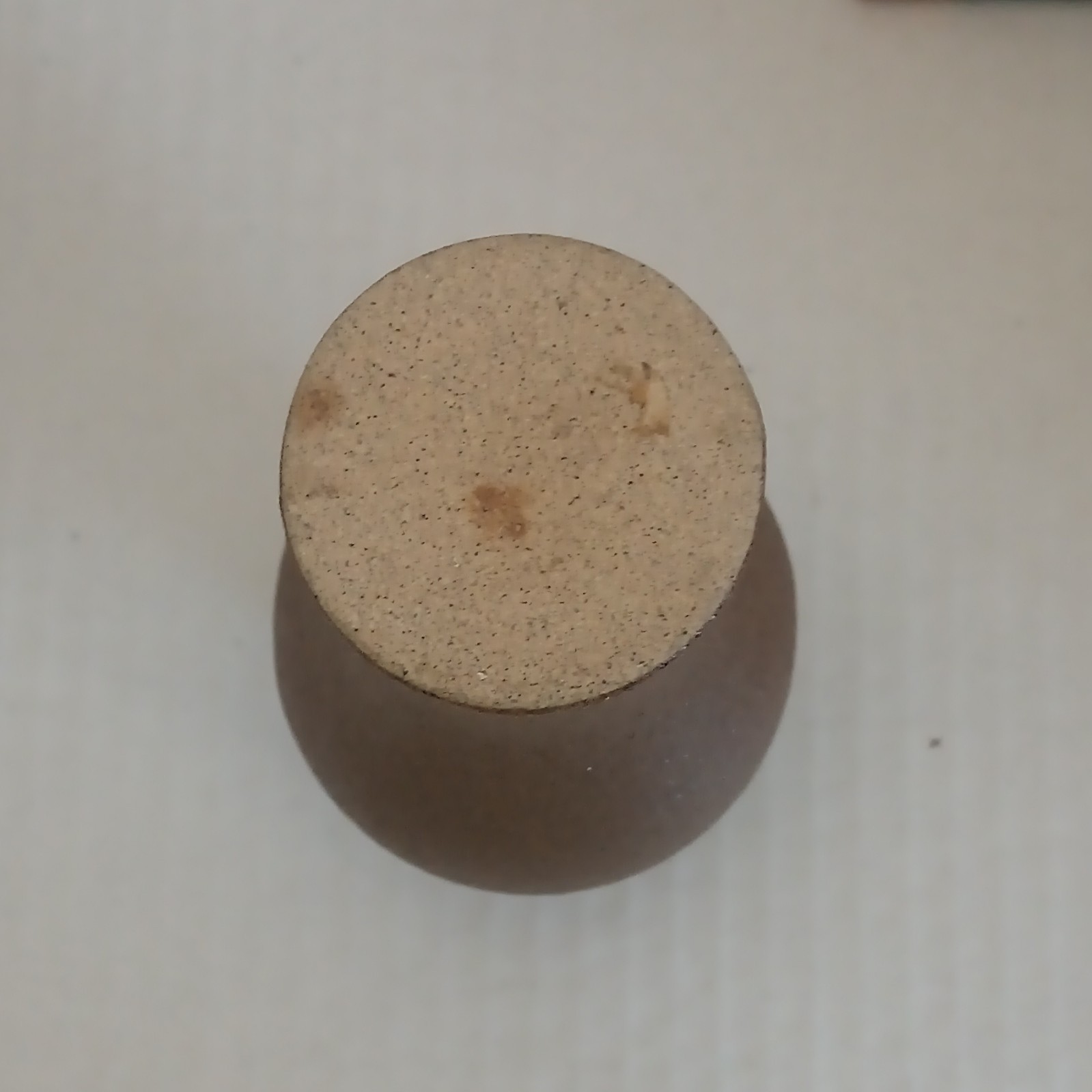 Brown Pottery Decorative Bud Vase
