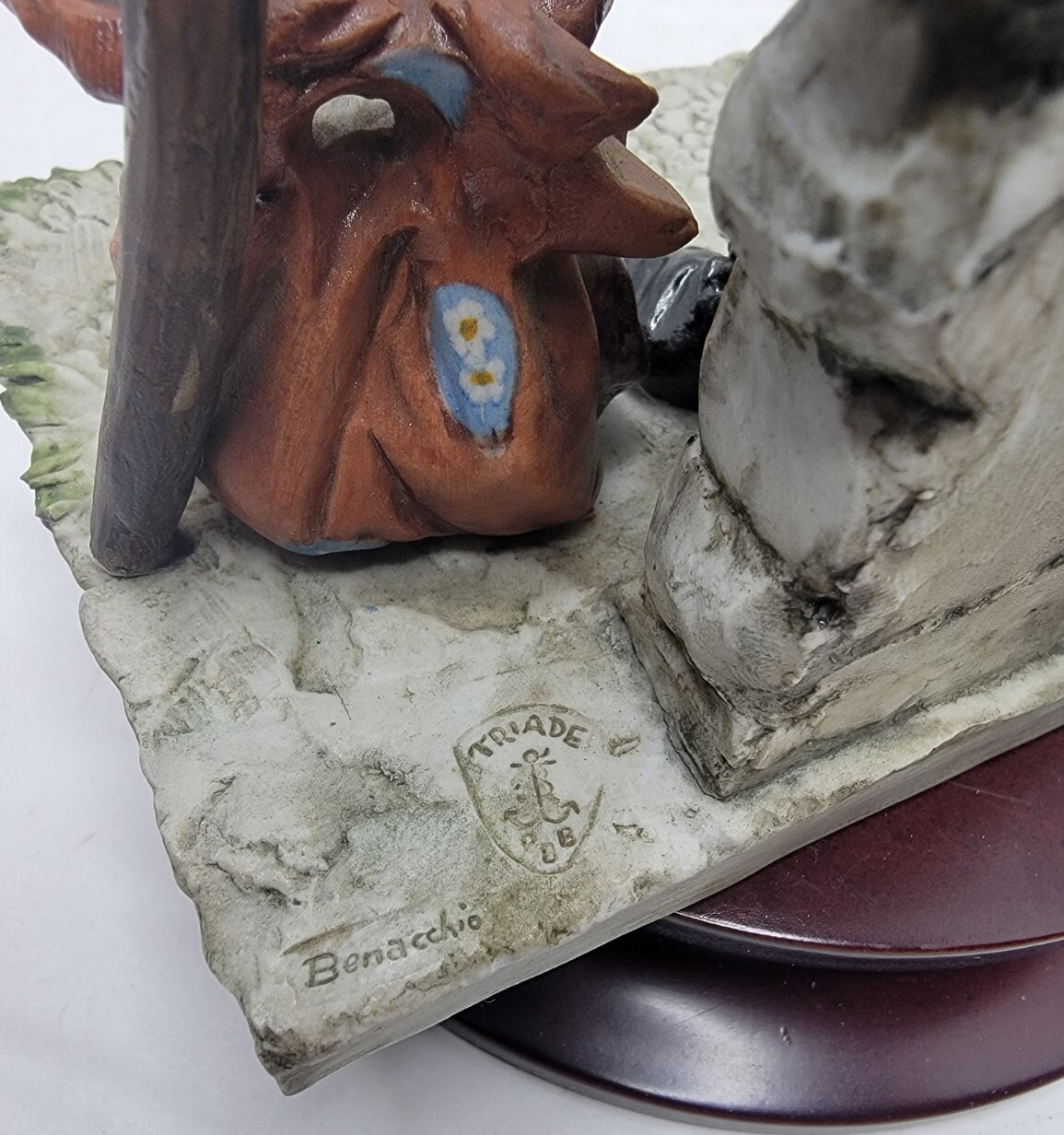 Triade – L’arte Della Porcellana- Benacchio Figurine- Old Man Drinking #710