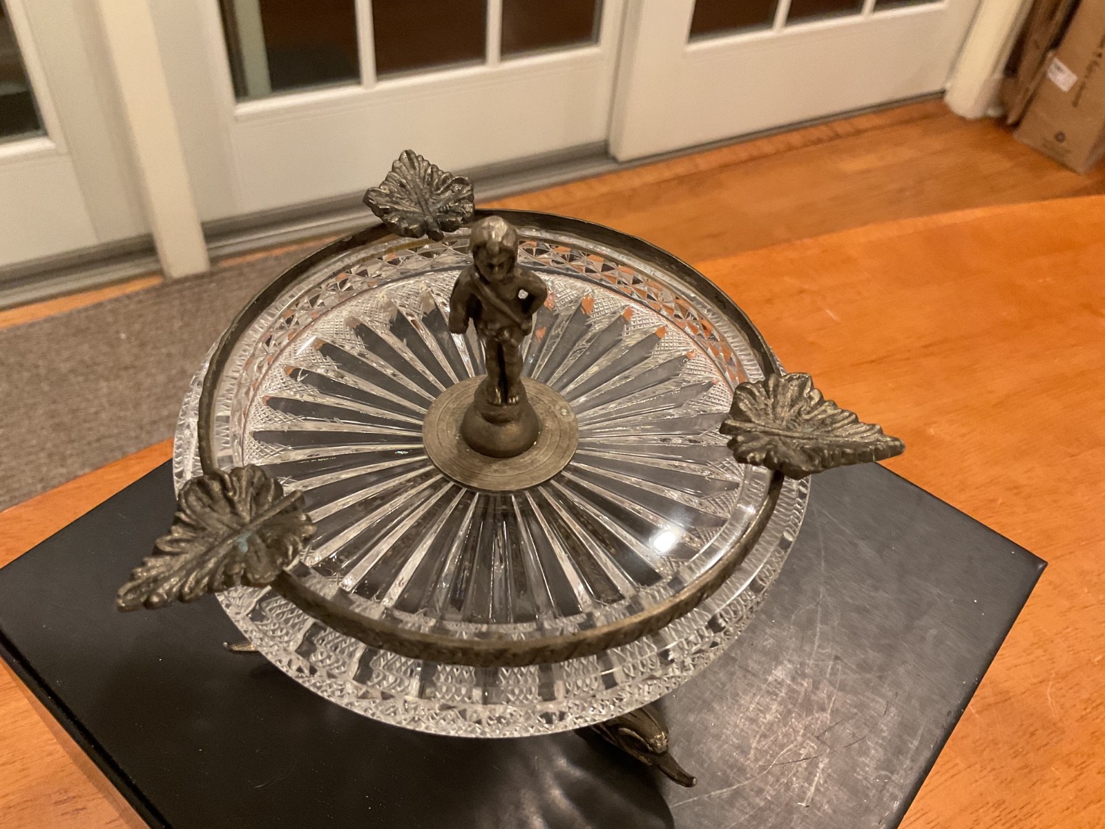Antique Silver plate Dolphin Koi Fish Legged Figural Candy Dish – Pairpoint?