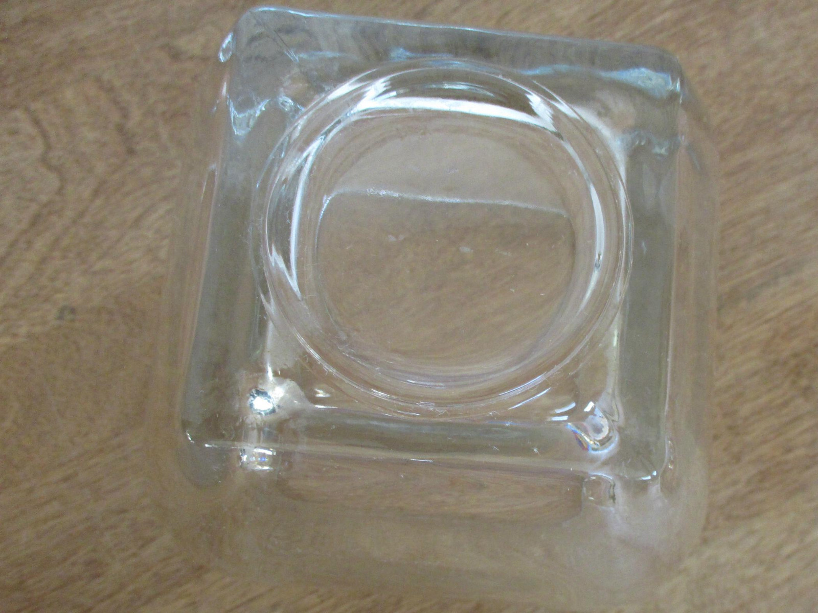 Libbey Accents Heavy Glass Vase 4-1/2″H x 4-1/4″ W x 4-1/2″D
