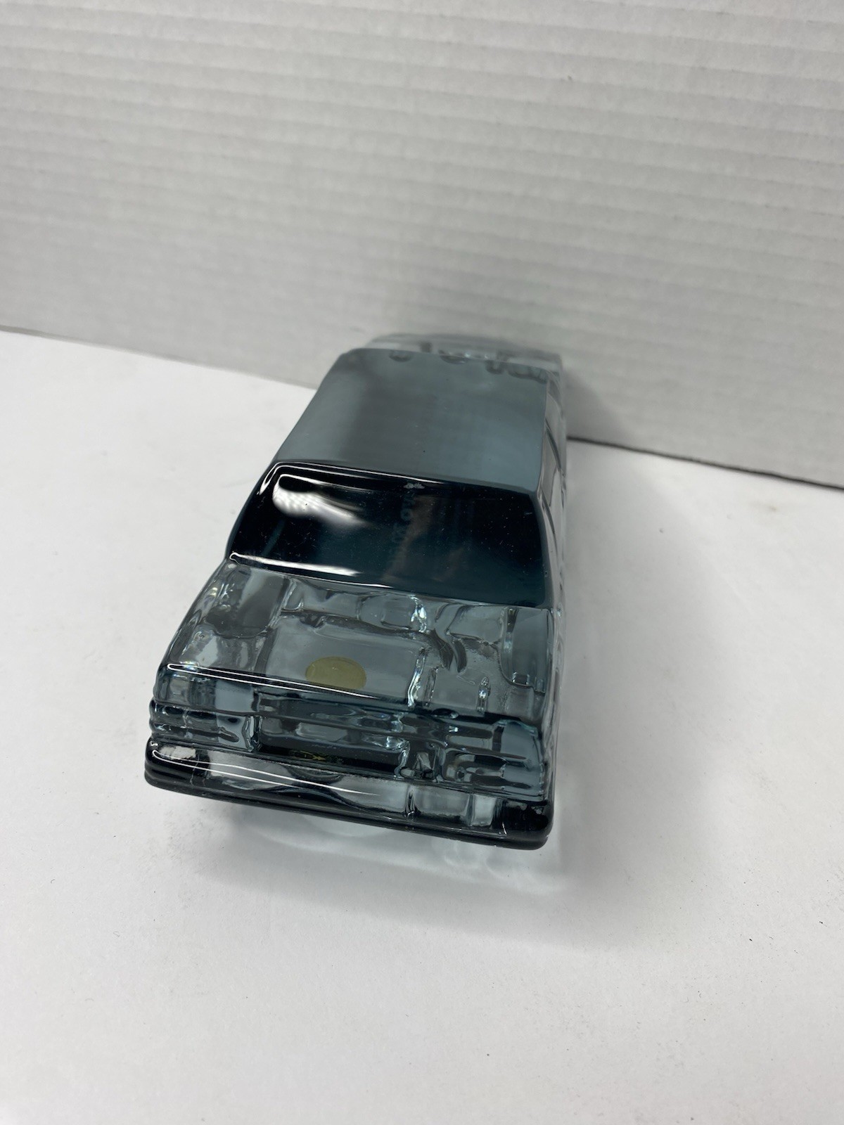 VTG Reijmyre Sweden Volvo 760 GLE Glass Crystal Car Paperweight 1980s vintage