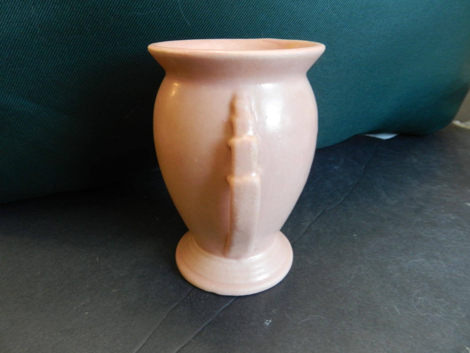 Vtg Haeger Vase – Pink (1933-34) – Art Deco American Pottery – Labeled Beauty