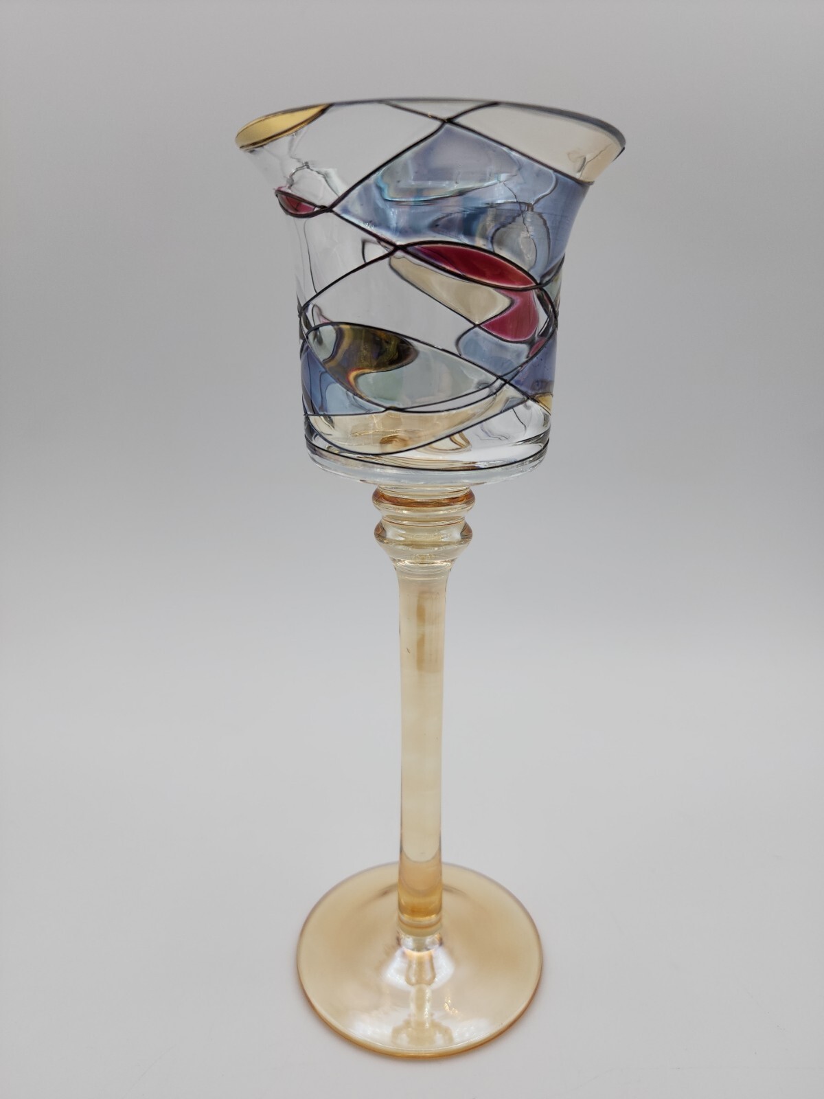 Partylite Mosaic Calypso Votive Candle Holder 7 5/8″ Tall