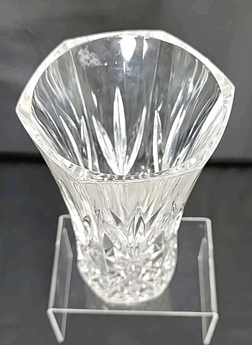 RCR Royal Crystal Rock Flared Vase Italy Lead Crystal