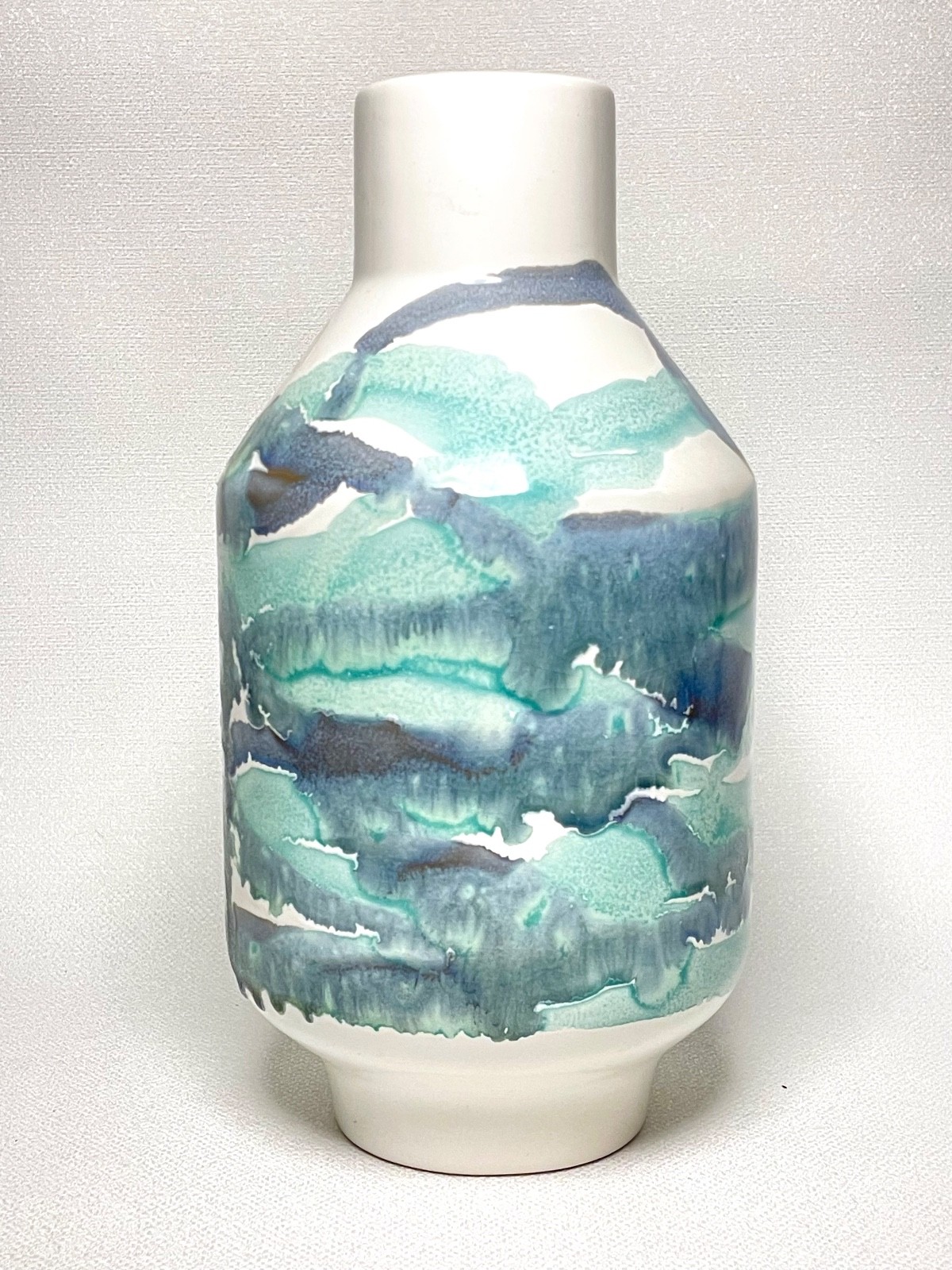 Samantha Pynn HOME Glazed Ceramic Vase – 26cm – Made in Portugal – NEW
