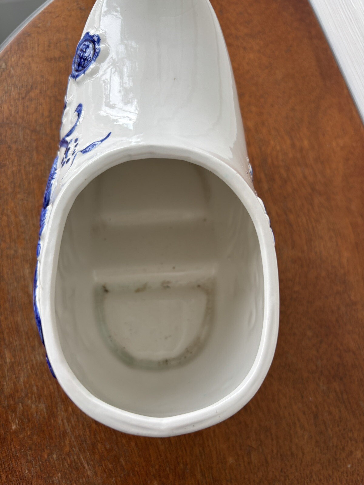 Dutch Shoe Planter Rubens Original, Japan Delft Style Ceramic Shoe Shape Planter