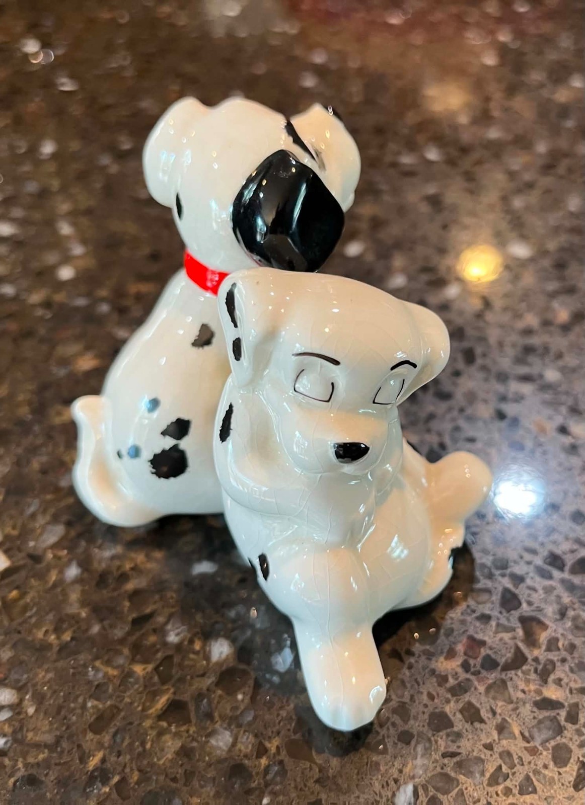 101 Dalmatian Ceramic Dog Figurine . 3×3″