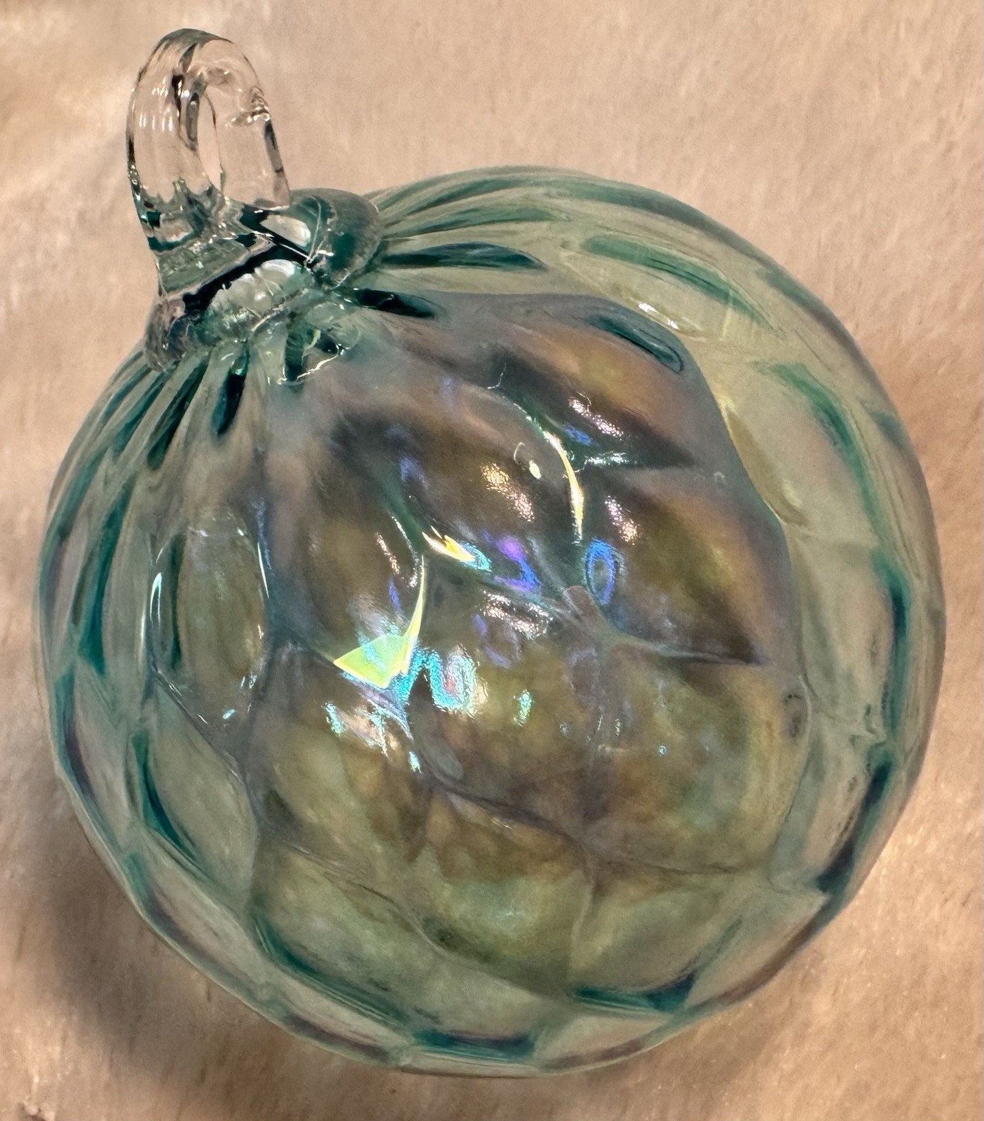 Hand Blown Glass Ball Orb Witch Spirit Home Protection Energy Art Ball Boudoir