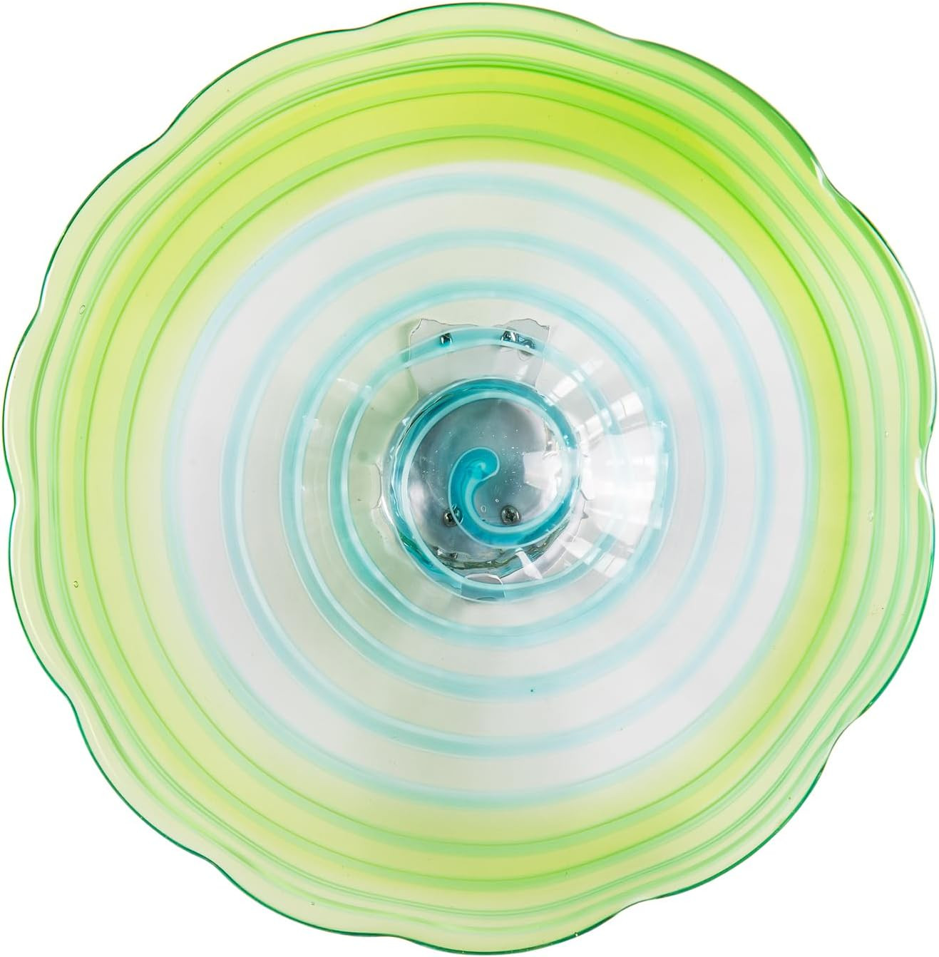 AW13228-D12 Waterfront Hand Blown Art Glass Art Decor, 12-Inch