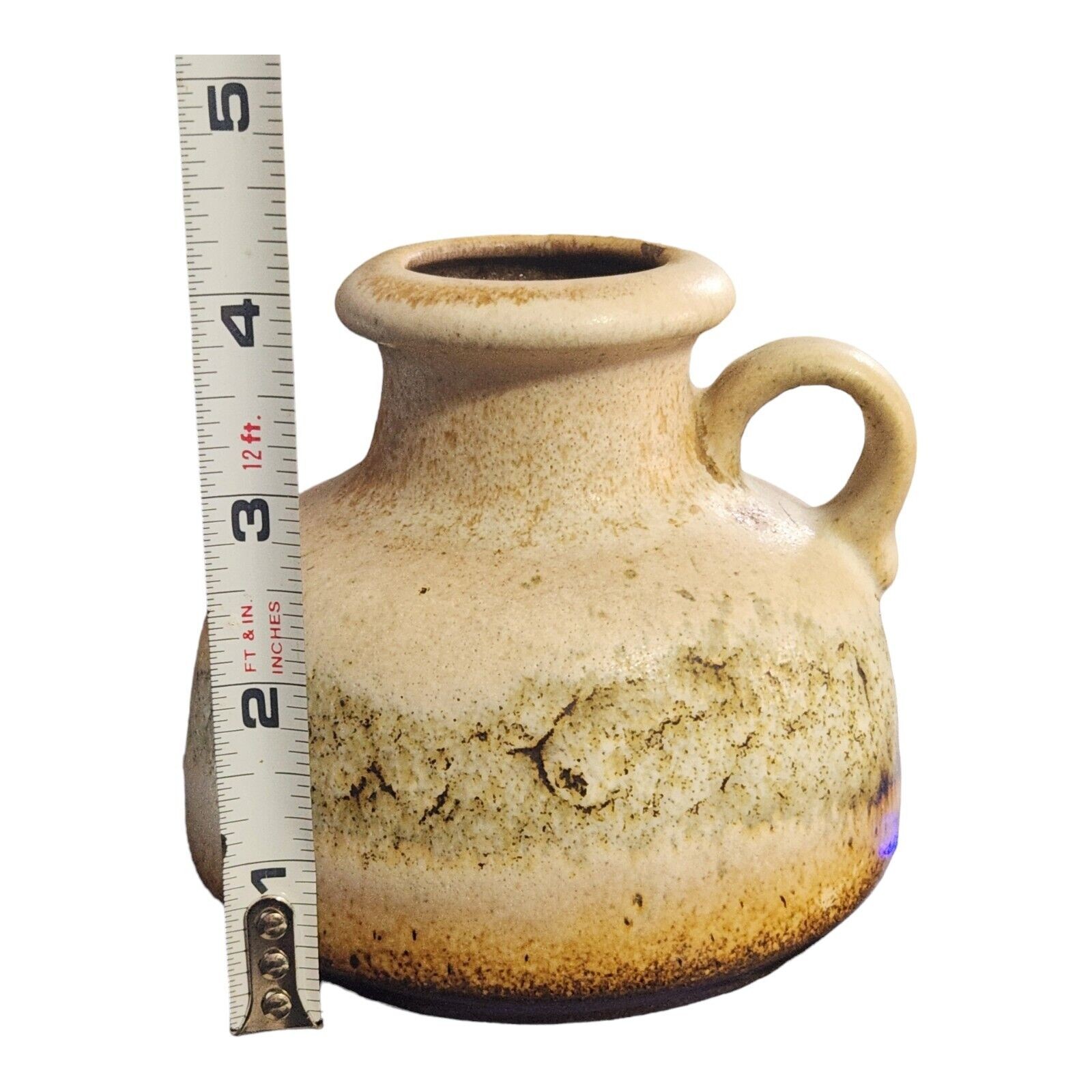 Crowning Touch Small Pitcher Jug Pot 493-10 Handle Tag West Germany