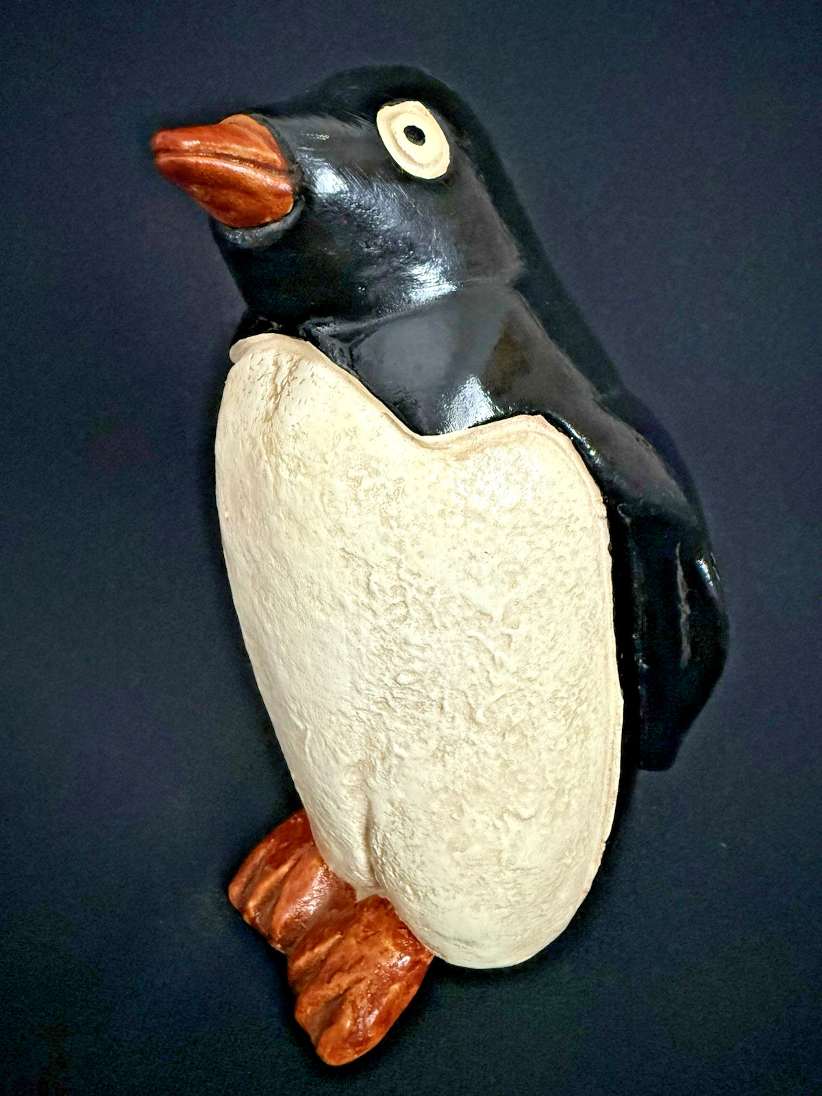 Jaru Pottery MCM 1974 Penguin Sculpture by Jaru USA 7.5 ” tall Exquisite Work