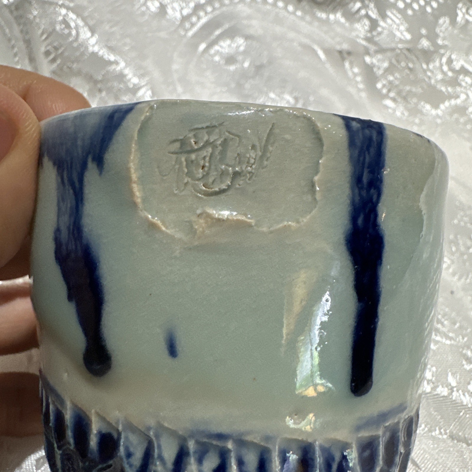 glazed pottery