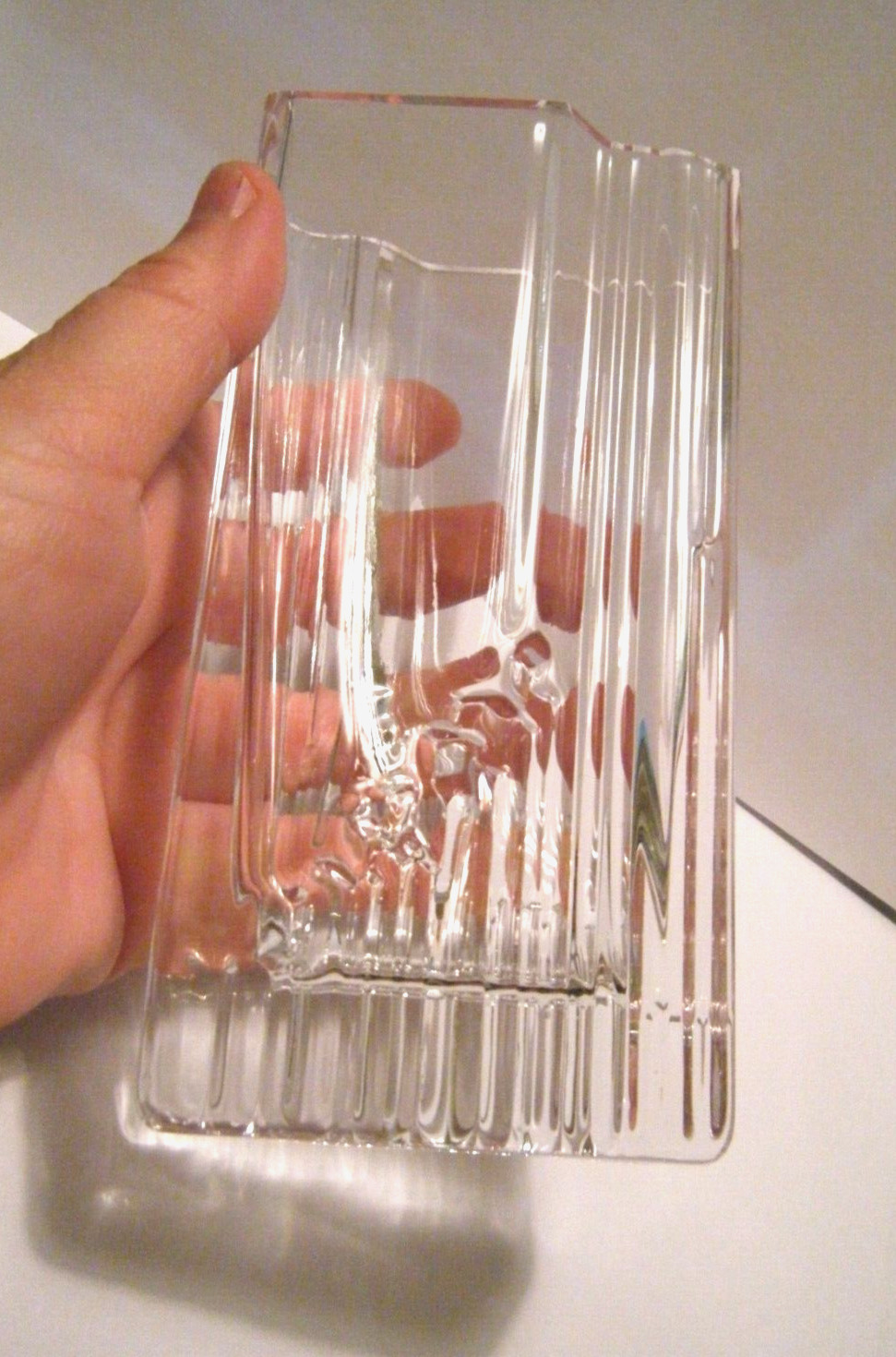 Vintage 60s Iittala MCM Tapio Wirkkala Small Sointu Vase 6 1/4″ Finland