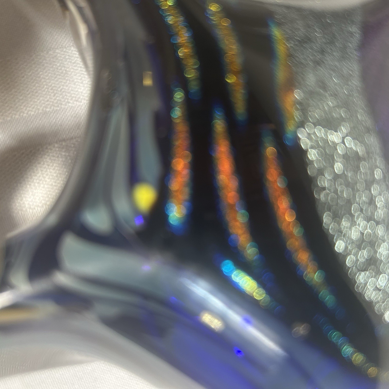 Blue Clear Star-Shaped Hand Blown Art Glass Paperweight Decorative Glossy