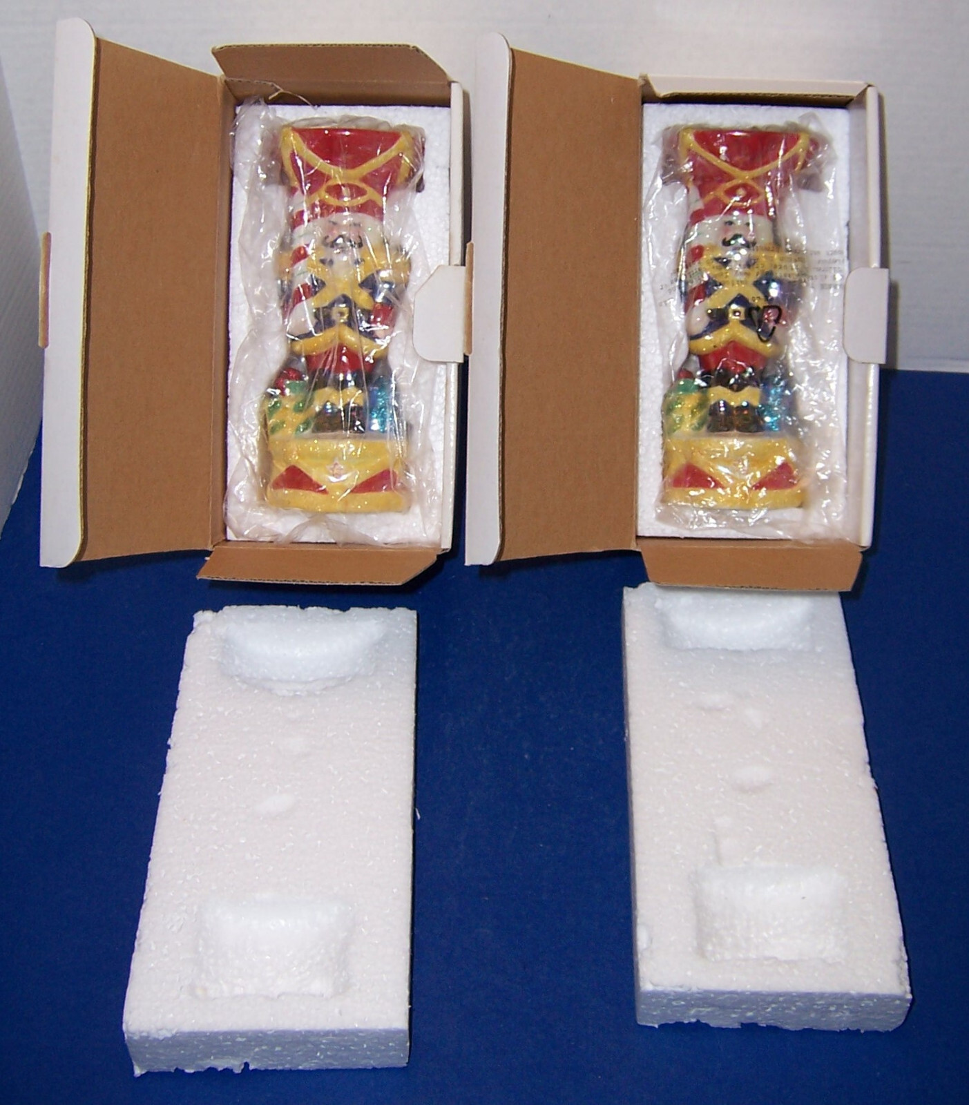 Christopher Radko Nutcracker Dandy 2 Candleholders (7.25”) Original Box & Pkging