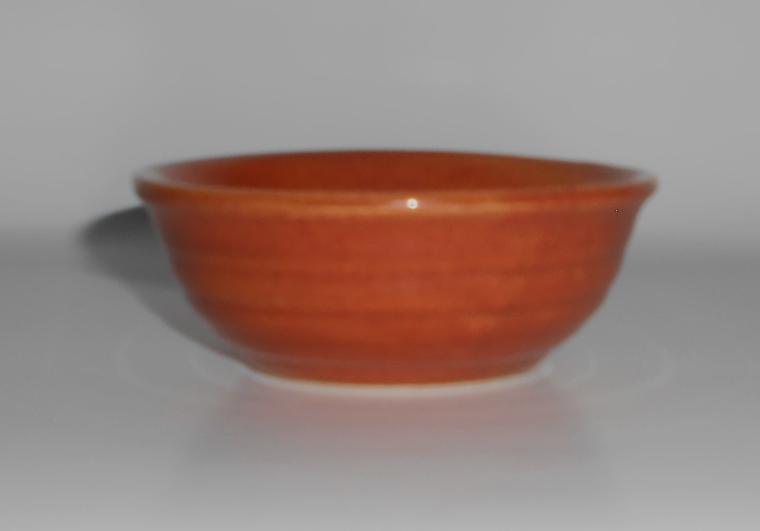 VINTAGE Bauer Pottery Ring Ware Hi-Fire Red/Brown Nut Cup