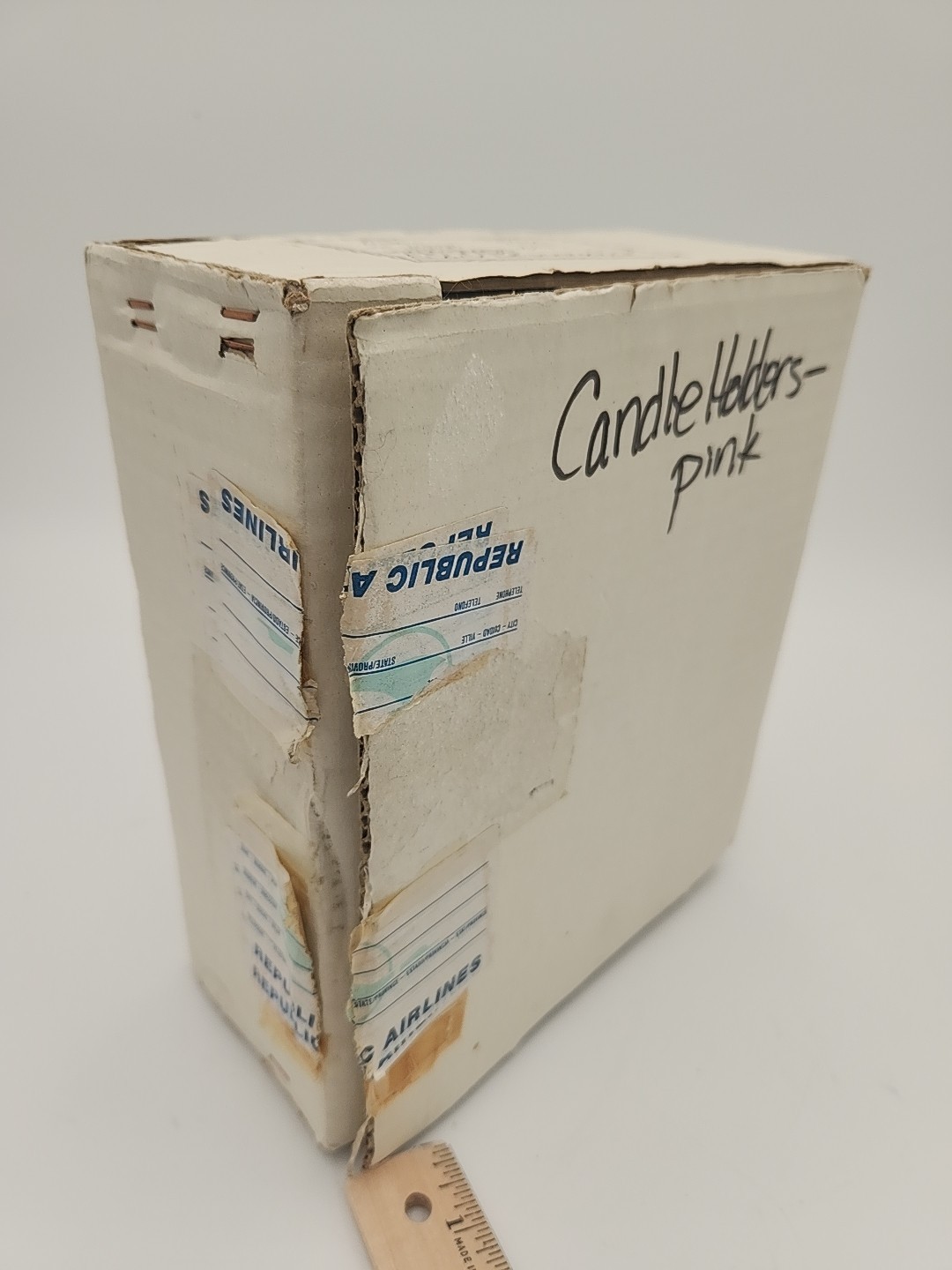 Vintage Fitz & Floyd Calla Lily Candle Holders Set of 2 Original Box EUC Japan
