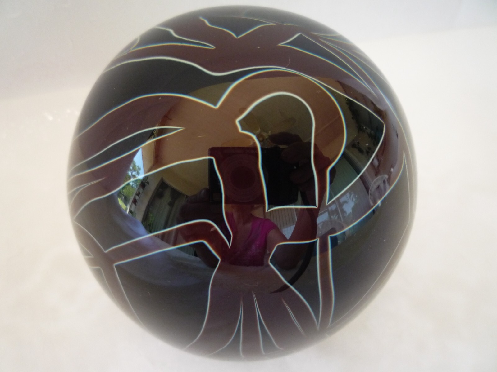 ZELLIQUE STUDIO GLASS CALIFORNIA 1995 PAPERWEIGHT J MOREL COLLAB? RARE DESIGN!