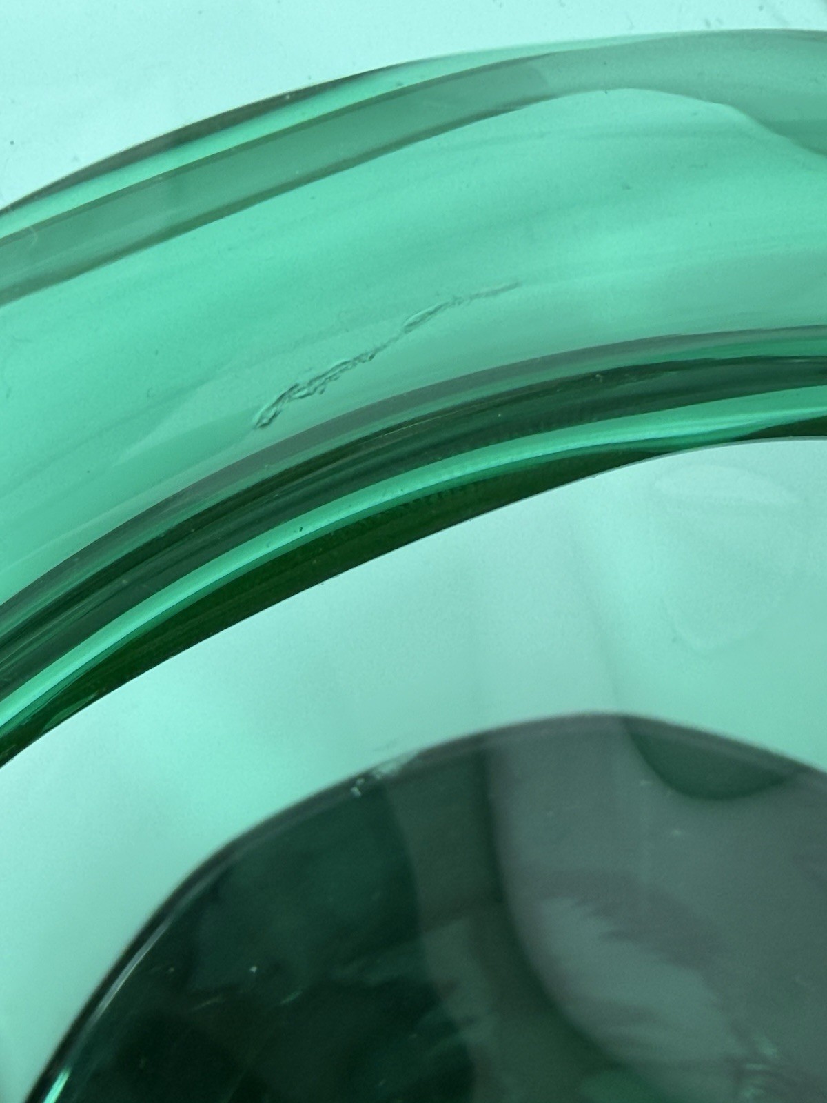 Vintage Two Candle Table Setting & Centerpiece Pedestal Bowl Uranium Glass