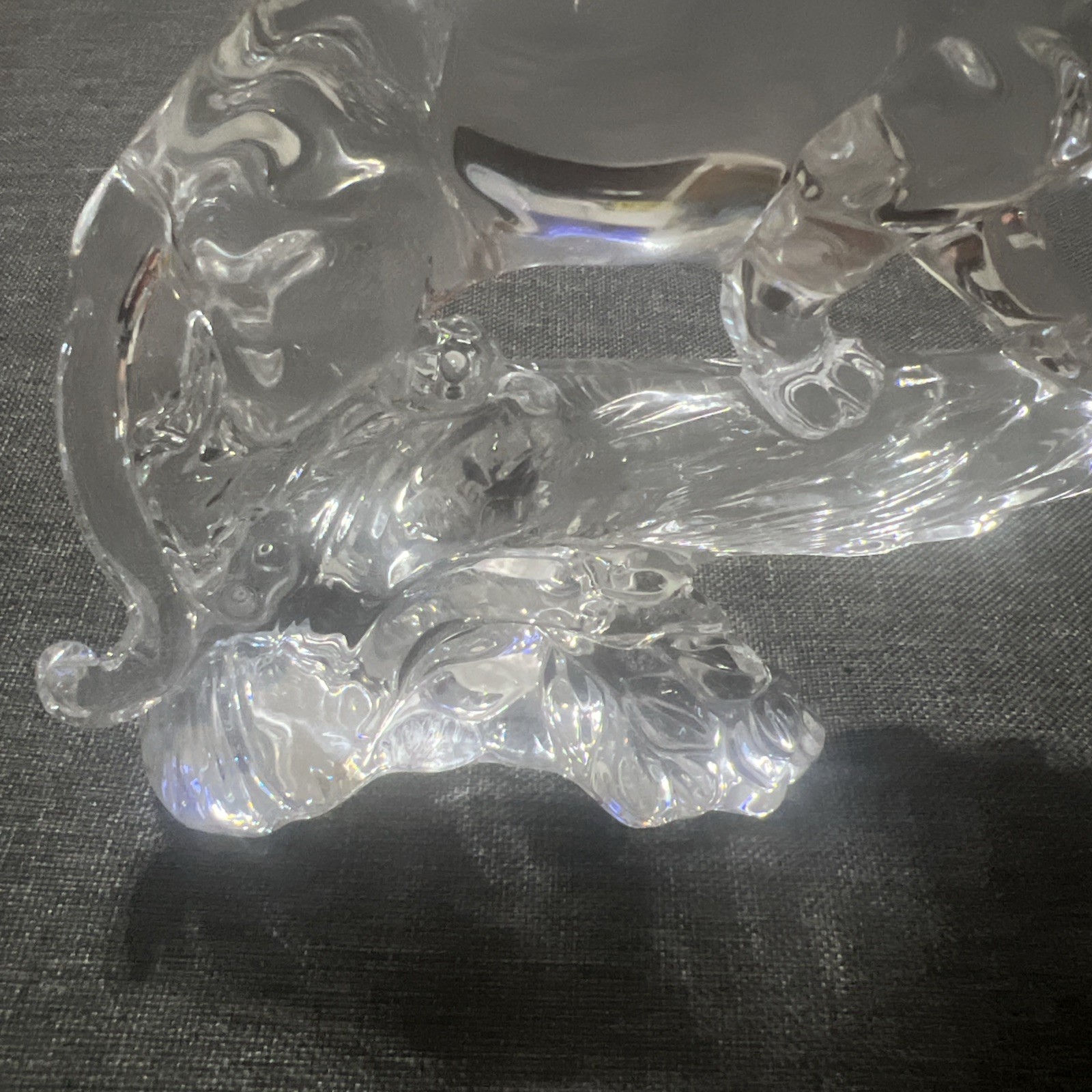 Princess House Wonders of the Wild Jaguar 24% Lead Crystal Figurine