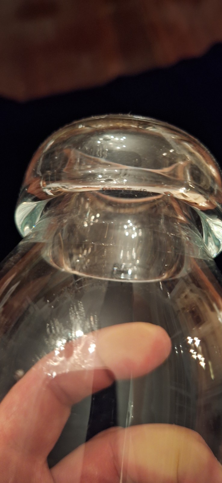 Vintage Mid Century Baccarat style vase