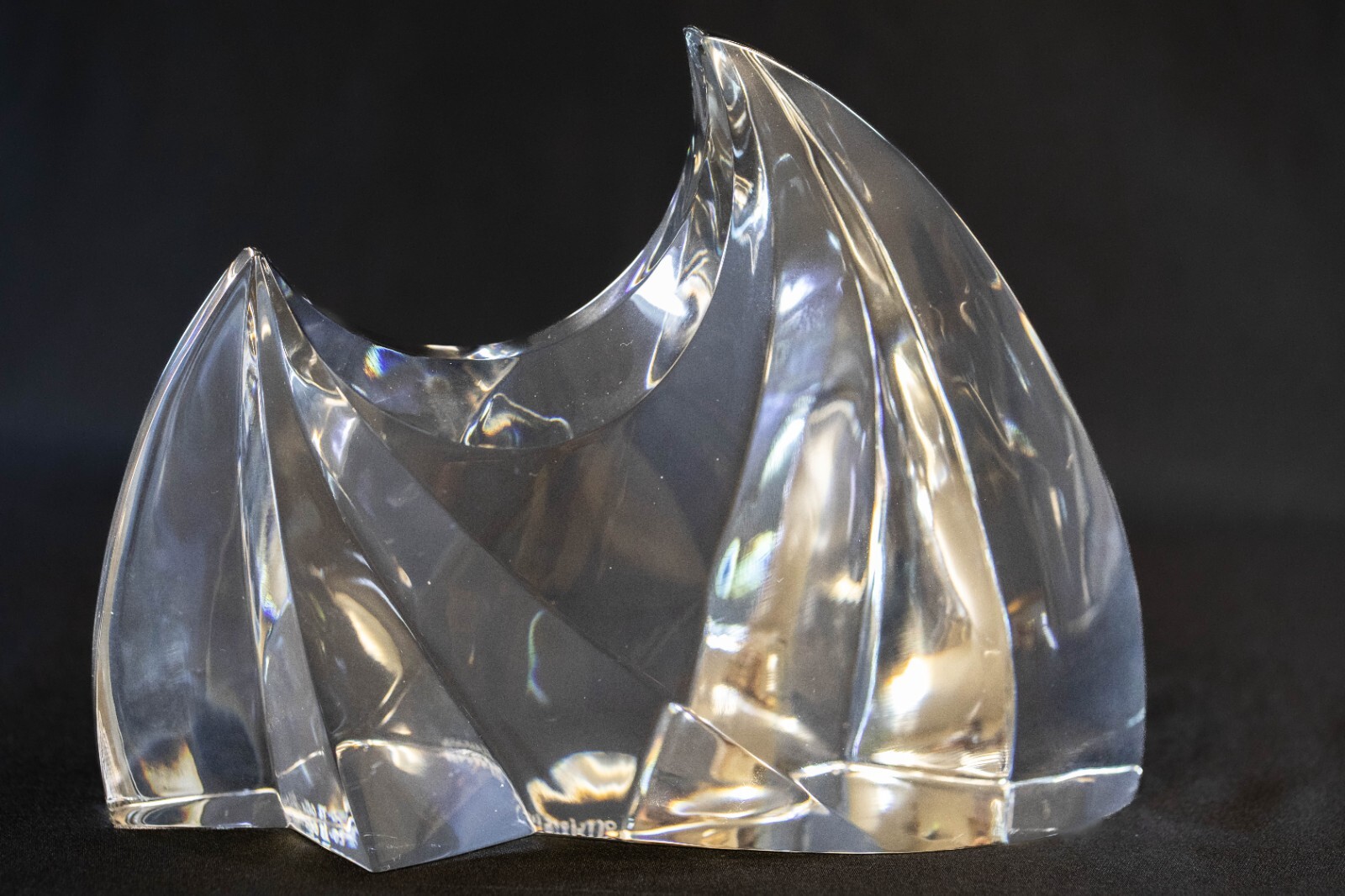 Abstract Art Glass by Olle Alberius for Orrefors A650-78 (CHS3)