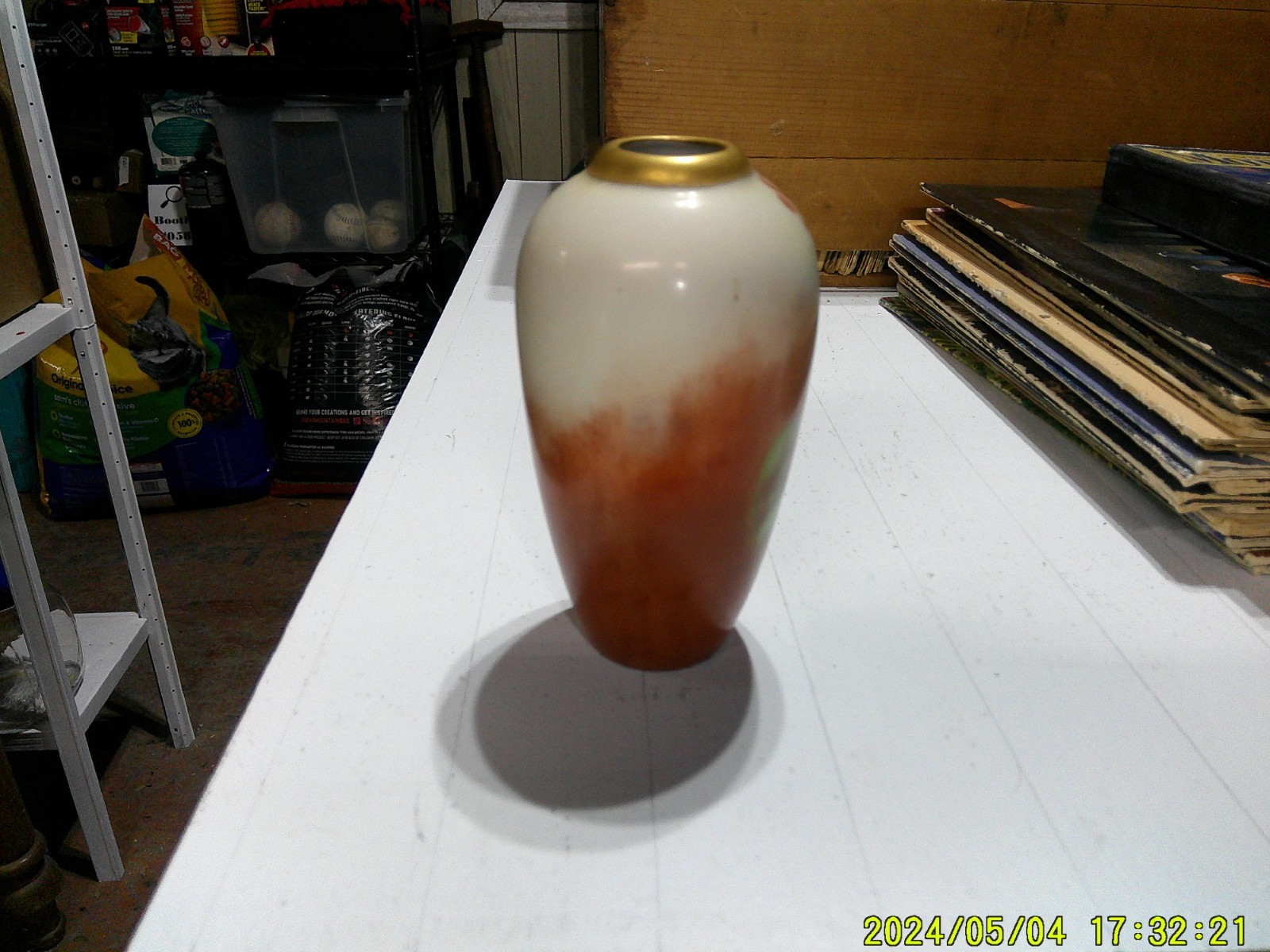 Antique RS Germany Vase Hand Painted 5 1/2″