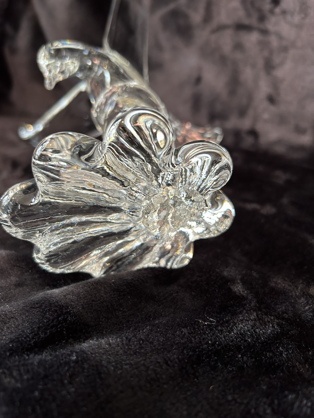 Murano? Glass Seagull On Wave, 13 Inches