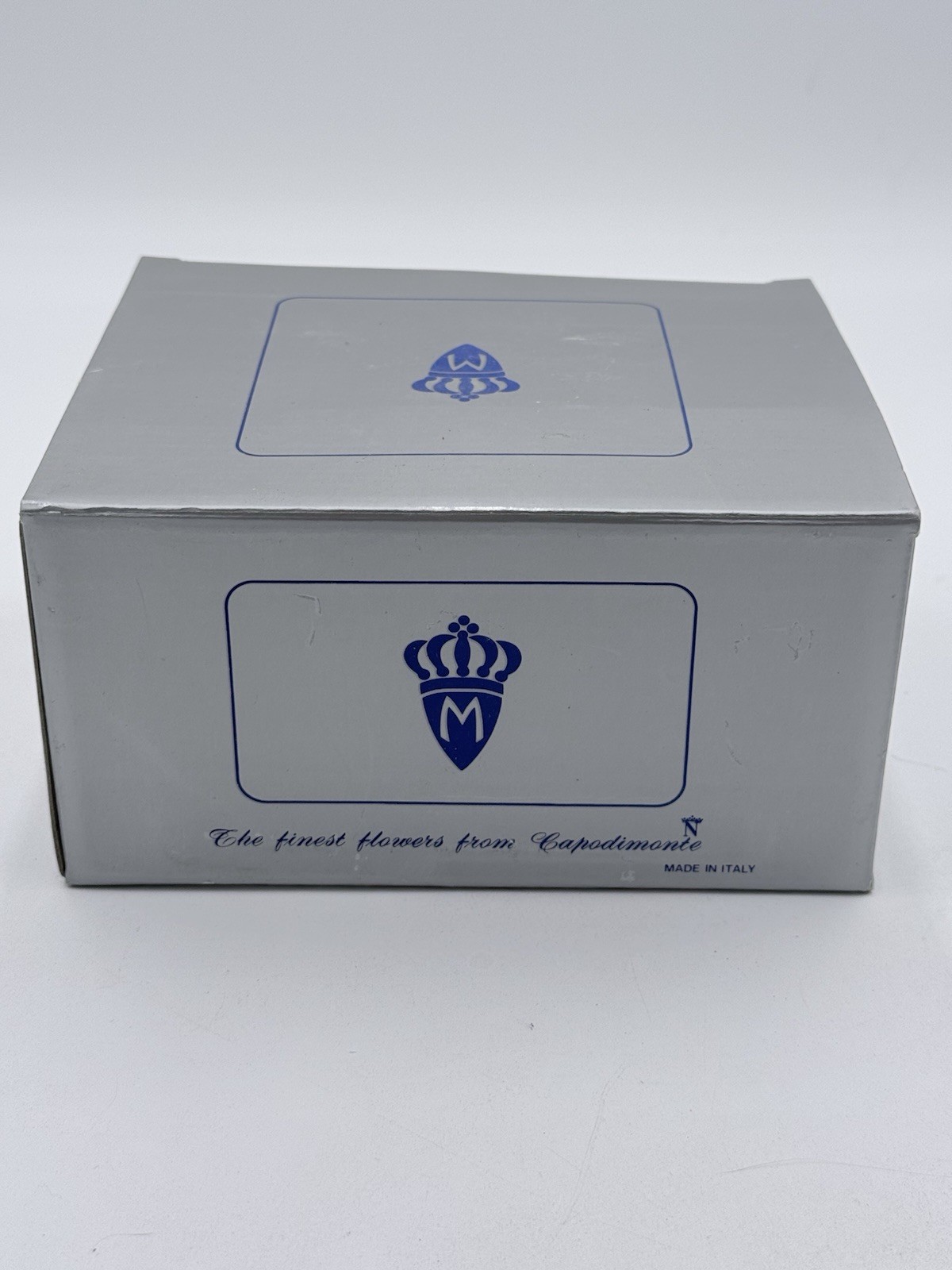 Capodimonte Italy Porcelain Pink Rose Flower Handcrafted Floral Decor NIB!