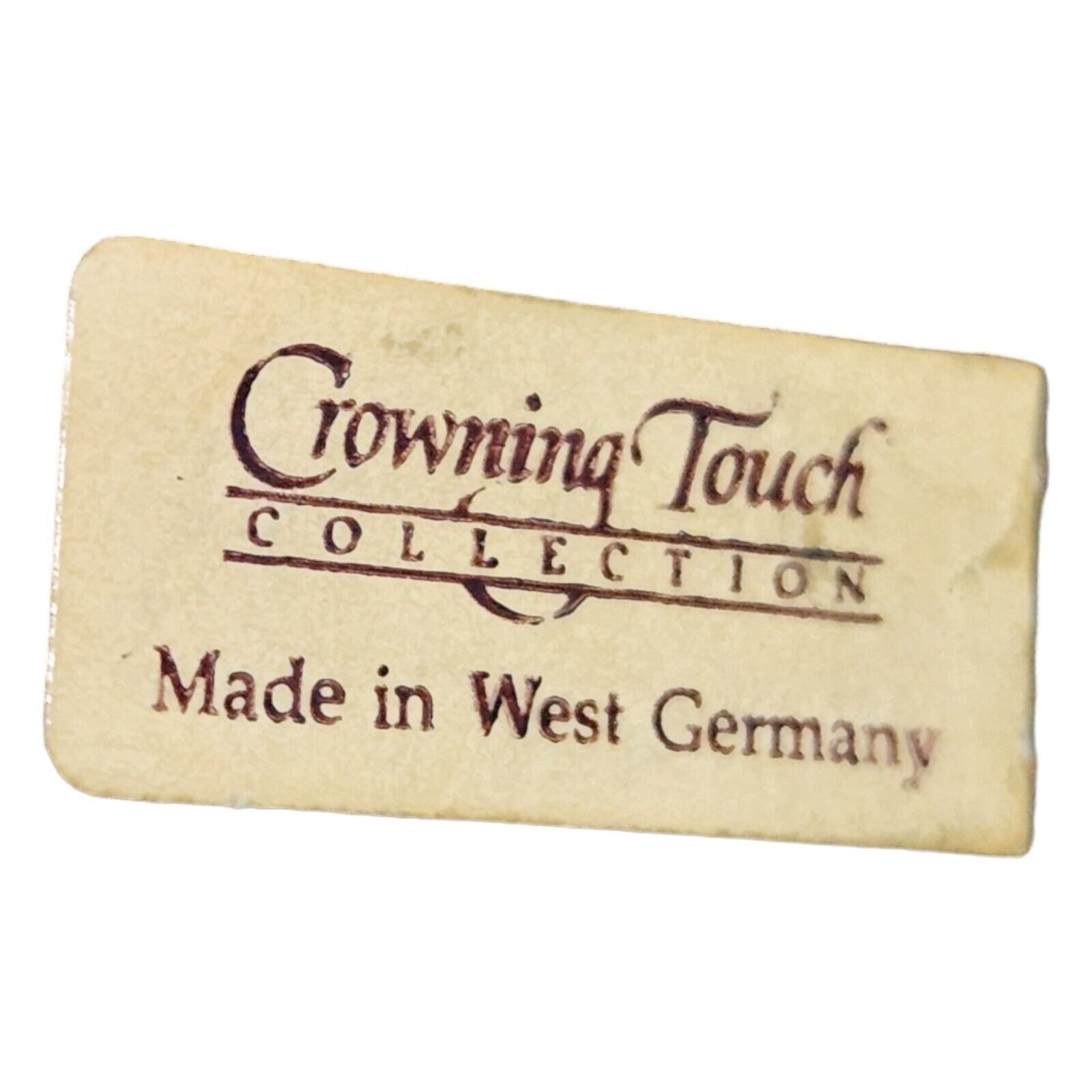 Crowning Touch Small Pitcher Jug Pot 493-10 Handle Tag West Germany