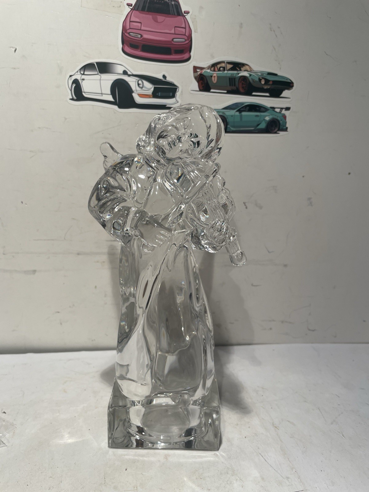 Vtg Mikasa Crystal Angel Playing Violin Lead Crystal Germany Herald Collection 5